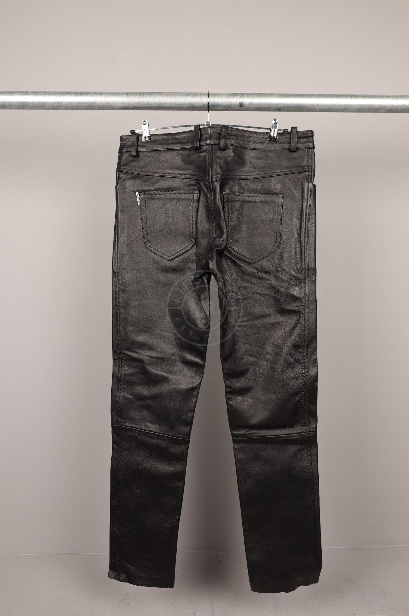 #355 Cowhide Leather Pants at MR. Riegillio