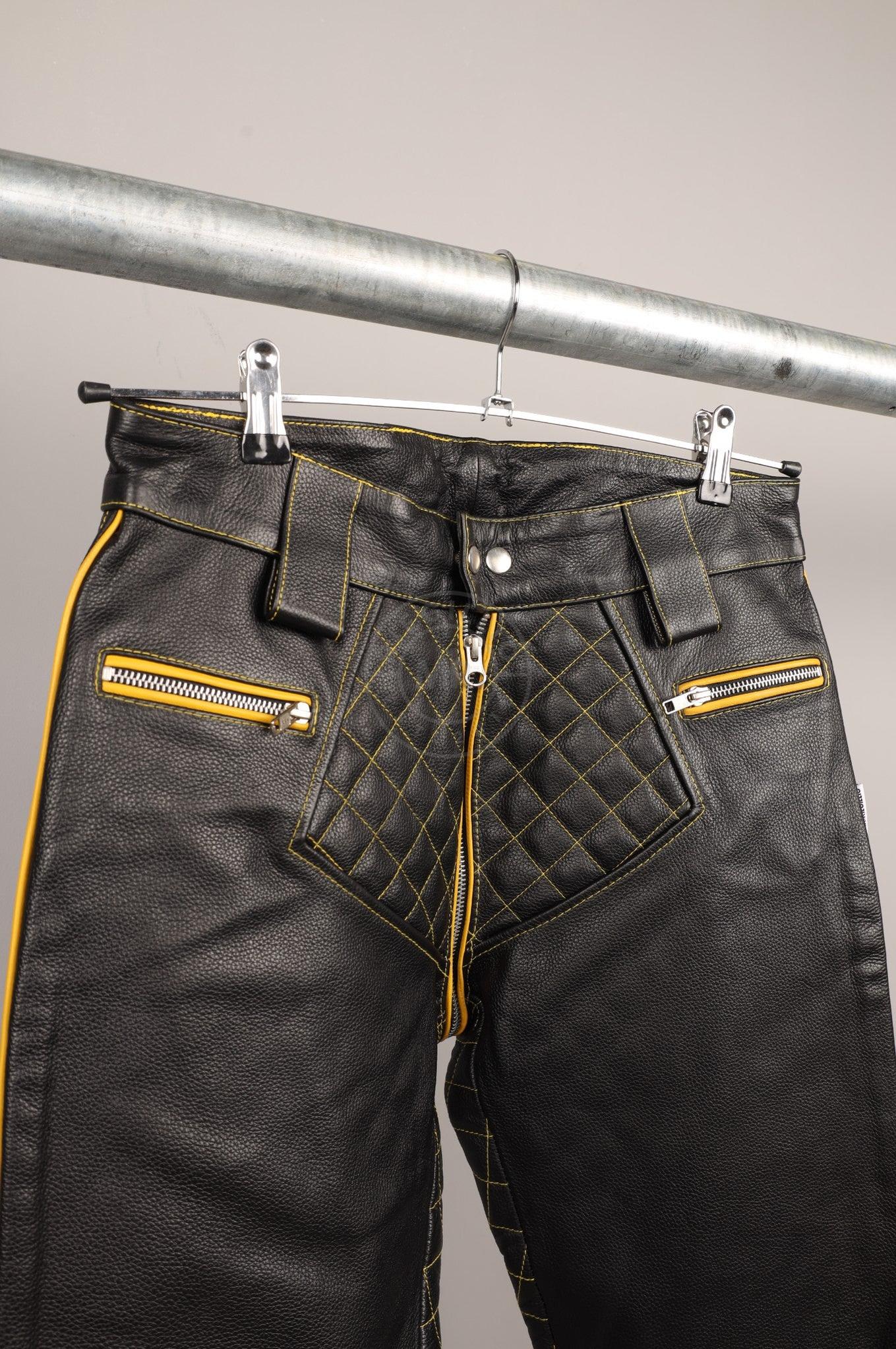 #358 Cowhide Leather Pants at MR. Riegillio