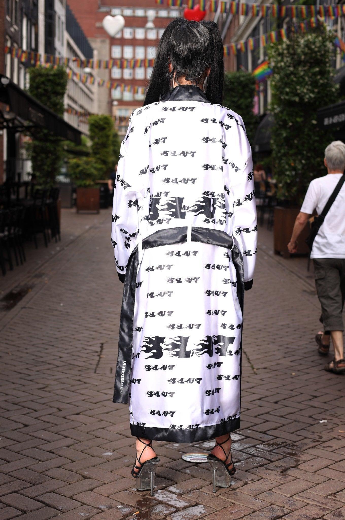 Slut Kimono - White at MR. Riegillio