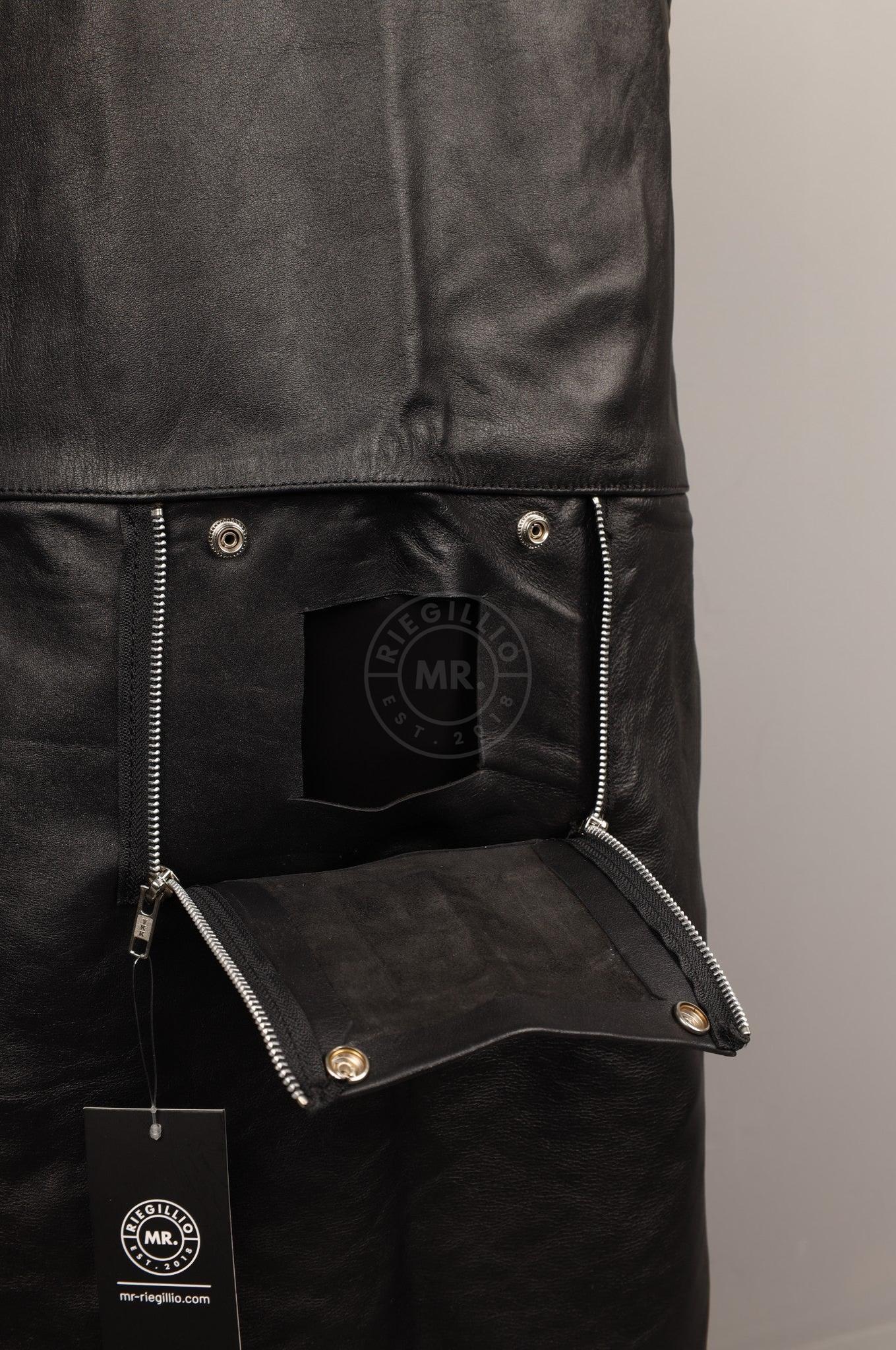 #438 Cowhide Leather Apron at MR. Riegillio