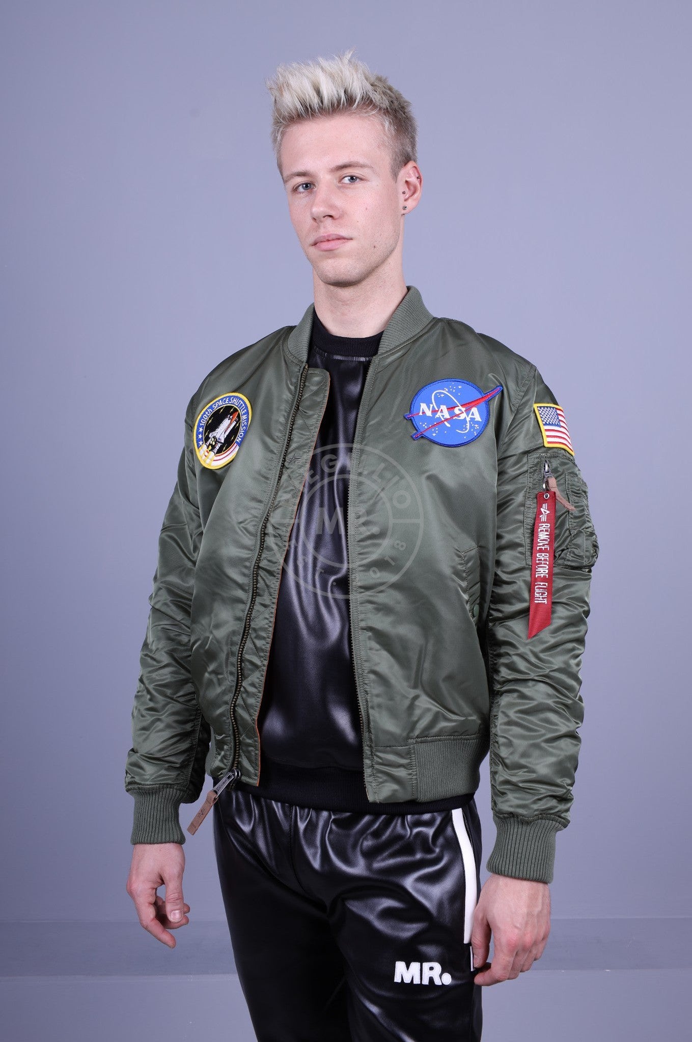 Alpha nasa shop bomber jacket