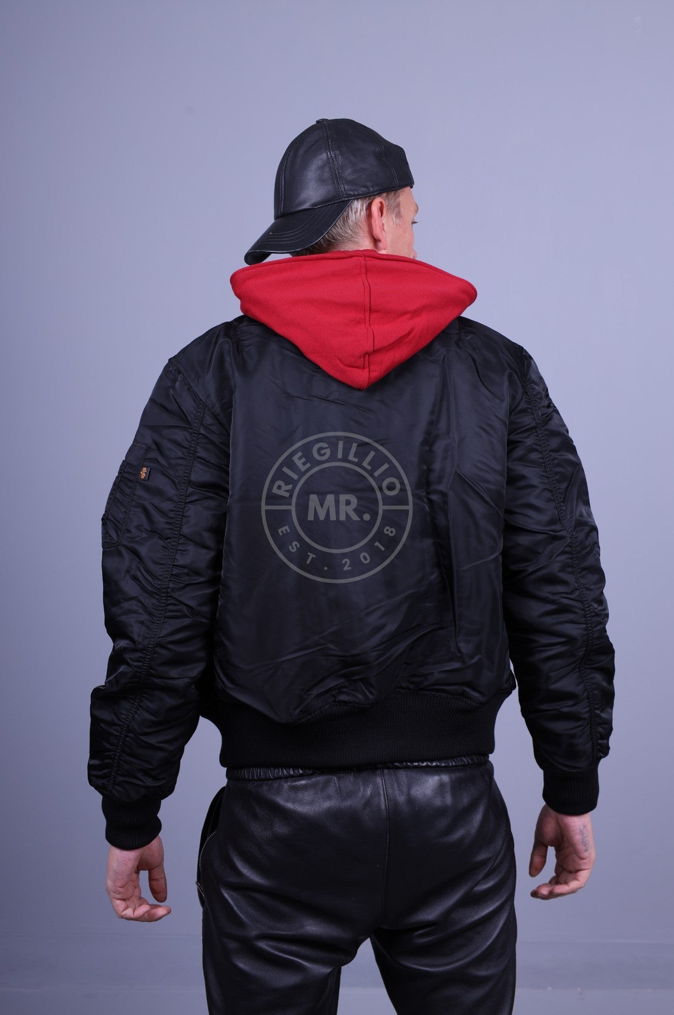Alpha Industries MA-1 ZH D-Tec SE Jacket - Black / Red