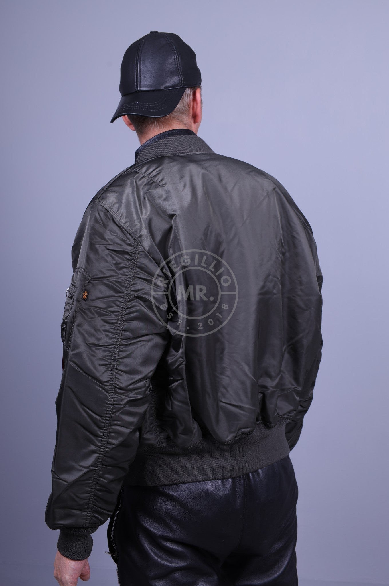 Alpha Industries MA-1 Bomber Jacket - Rep. Grey-at MR. Riegillio