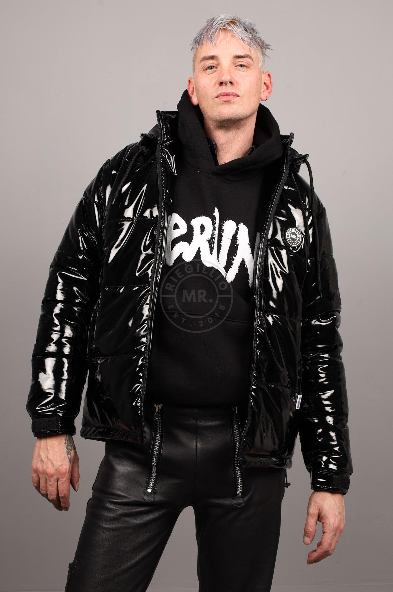 PVC Puffer Jacket - Black at MR. Riegillio