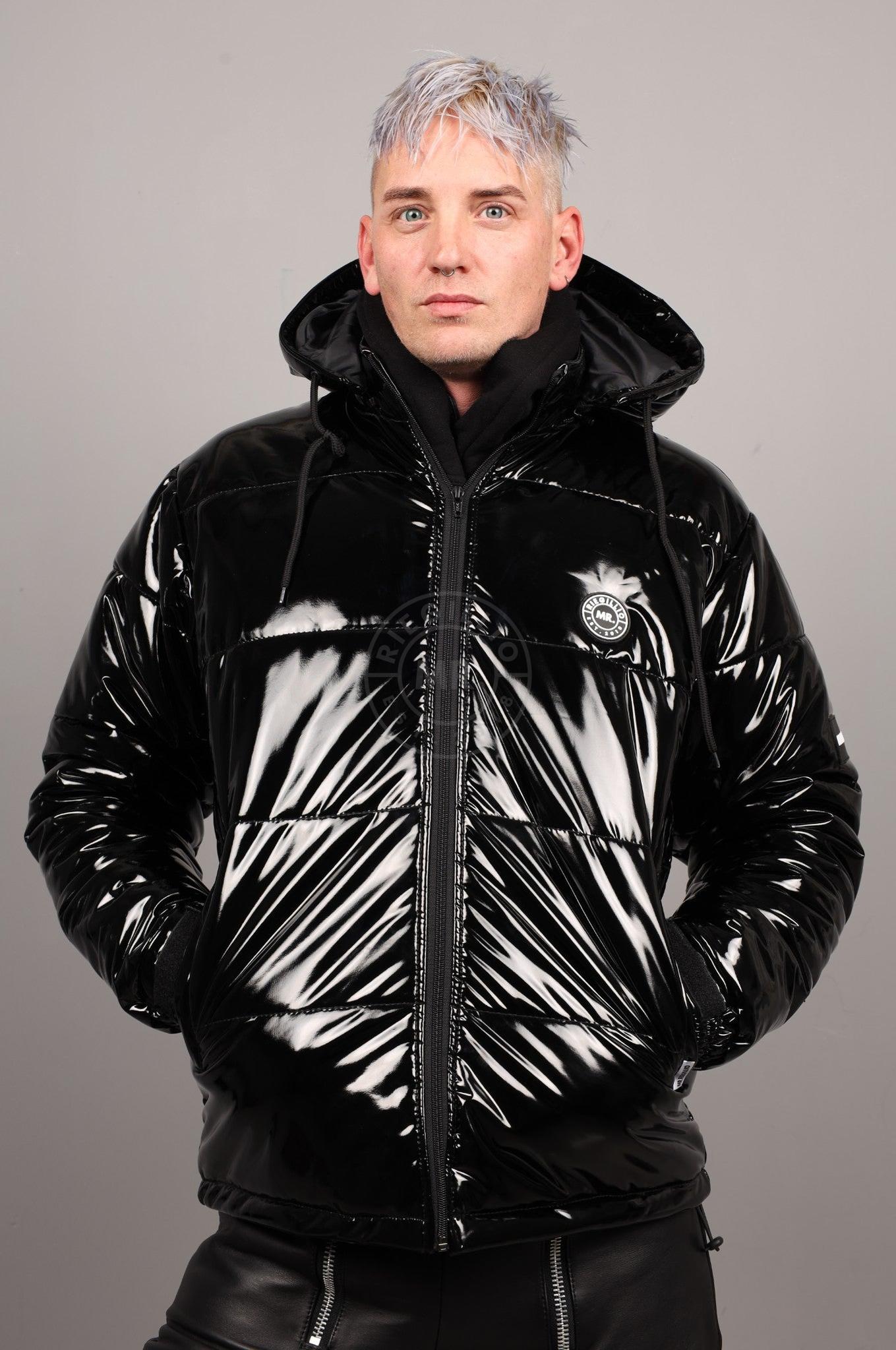 PVC Puffer Jacket - Black at MR. Riegillio
