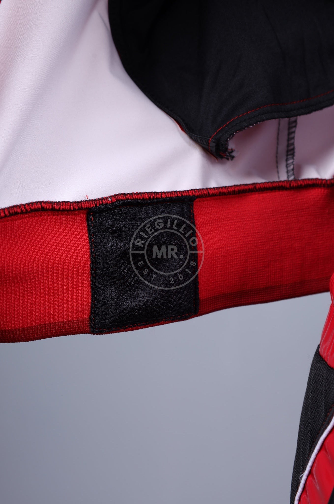 PVC 24 Tracksuit Jacket - Red at MR. Riegillio