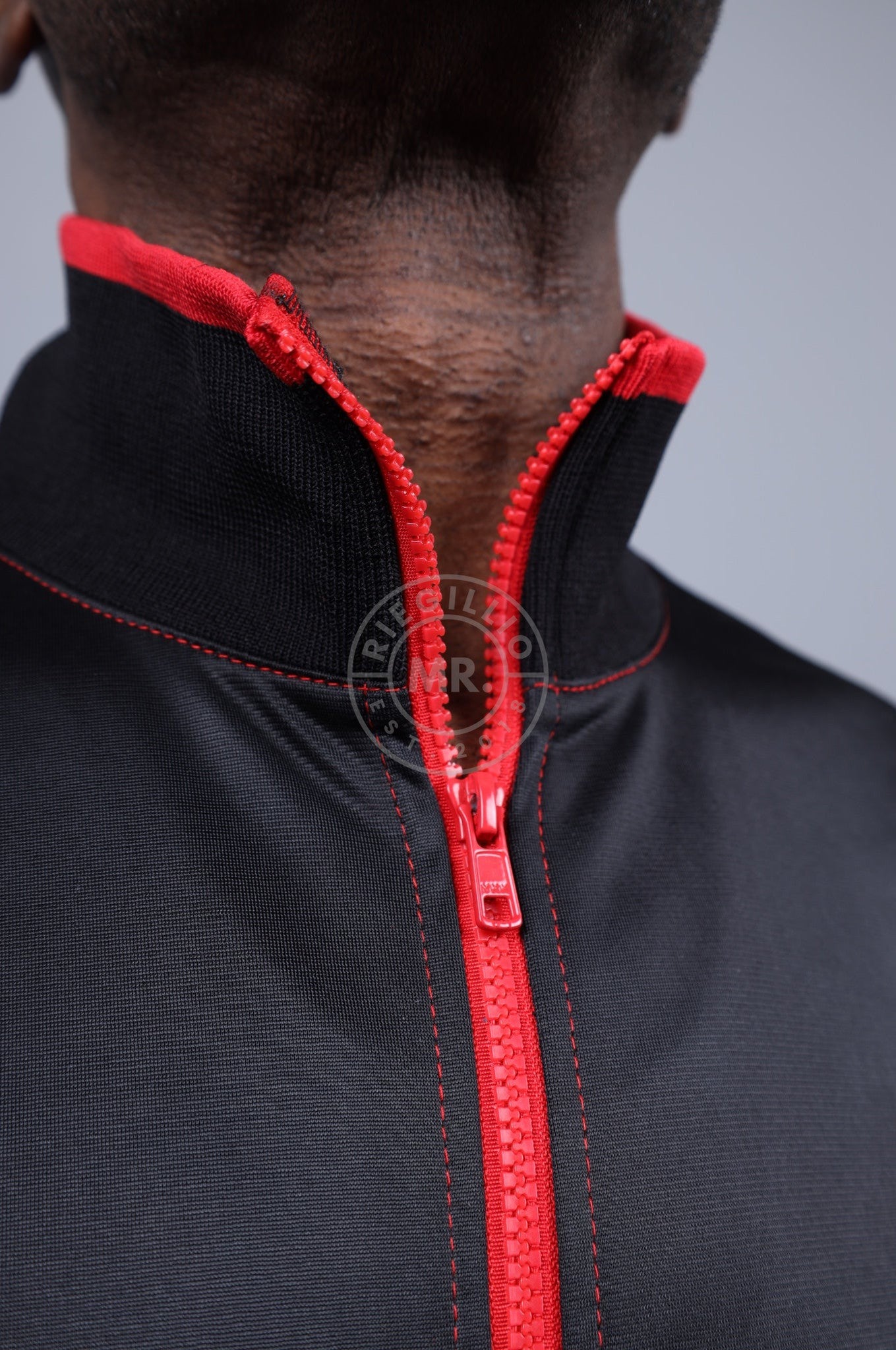 PVC 24 Tracksuit Jacket - Red at MR. Riegillio