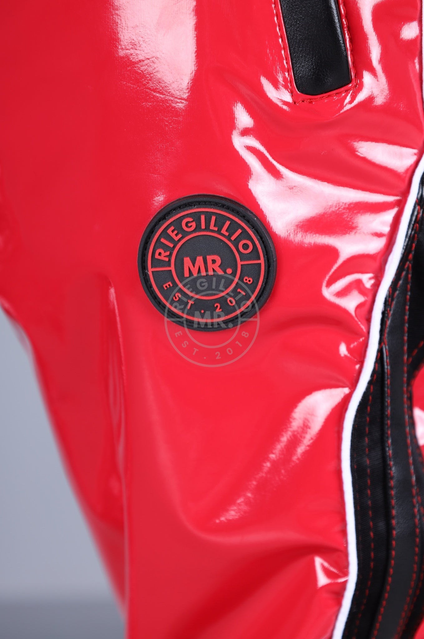 PVC 24 Tracksuit Pants - Red at MR. Riegillio