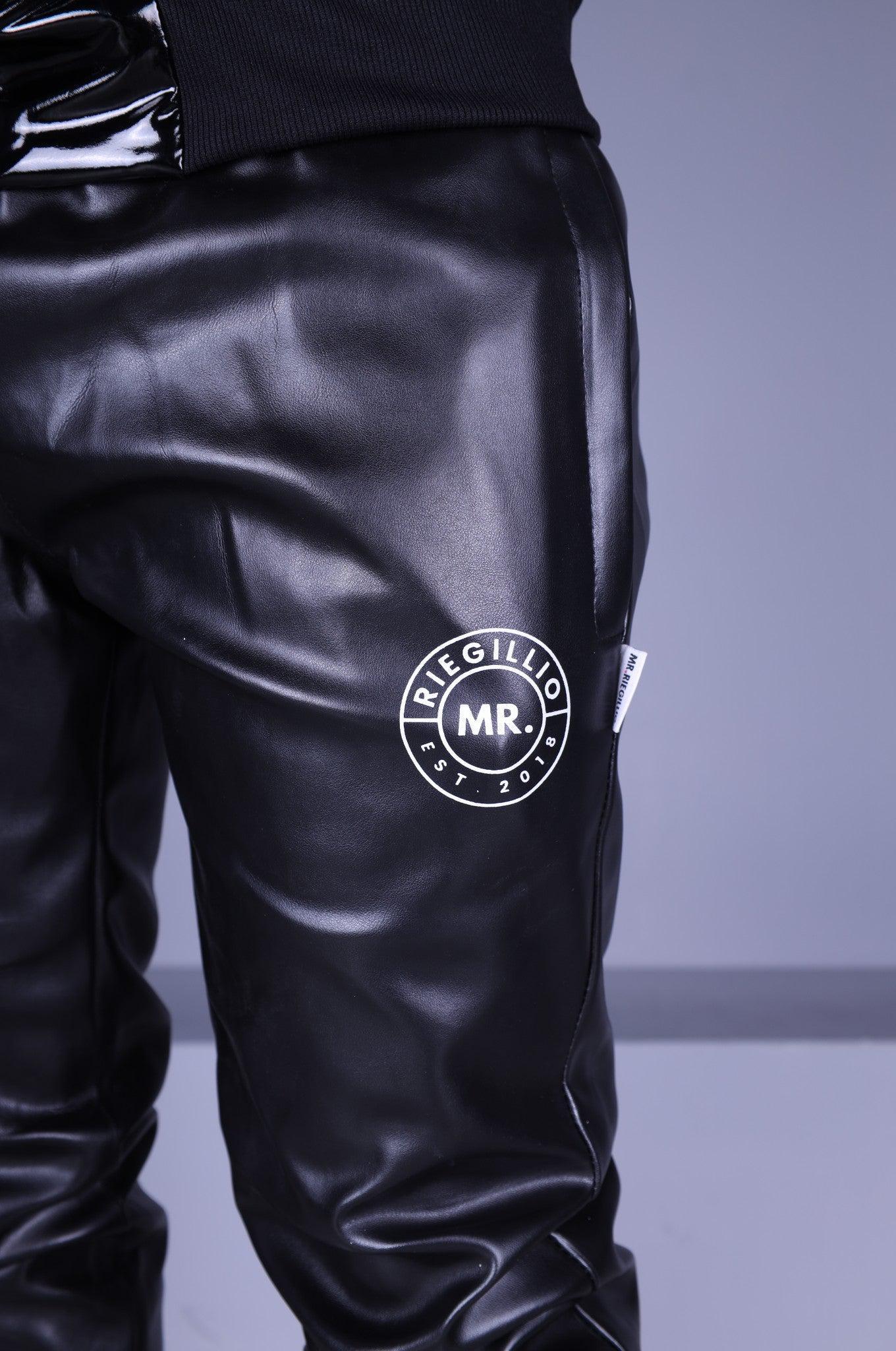 Double PVC/MR. Tracksuit Pants at MR. Riegillio
