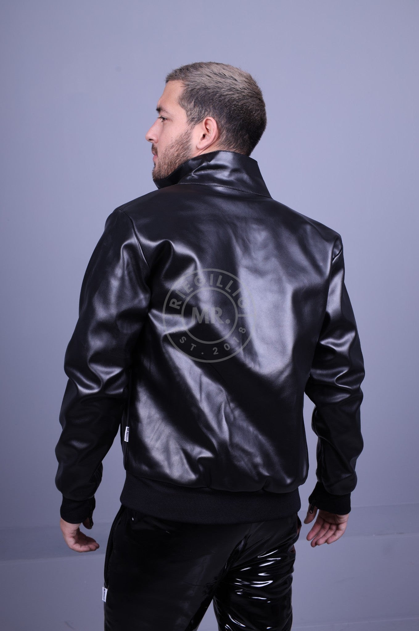 Double PVC/MR. Tracksuit Jacket at MR. Riegillio