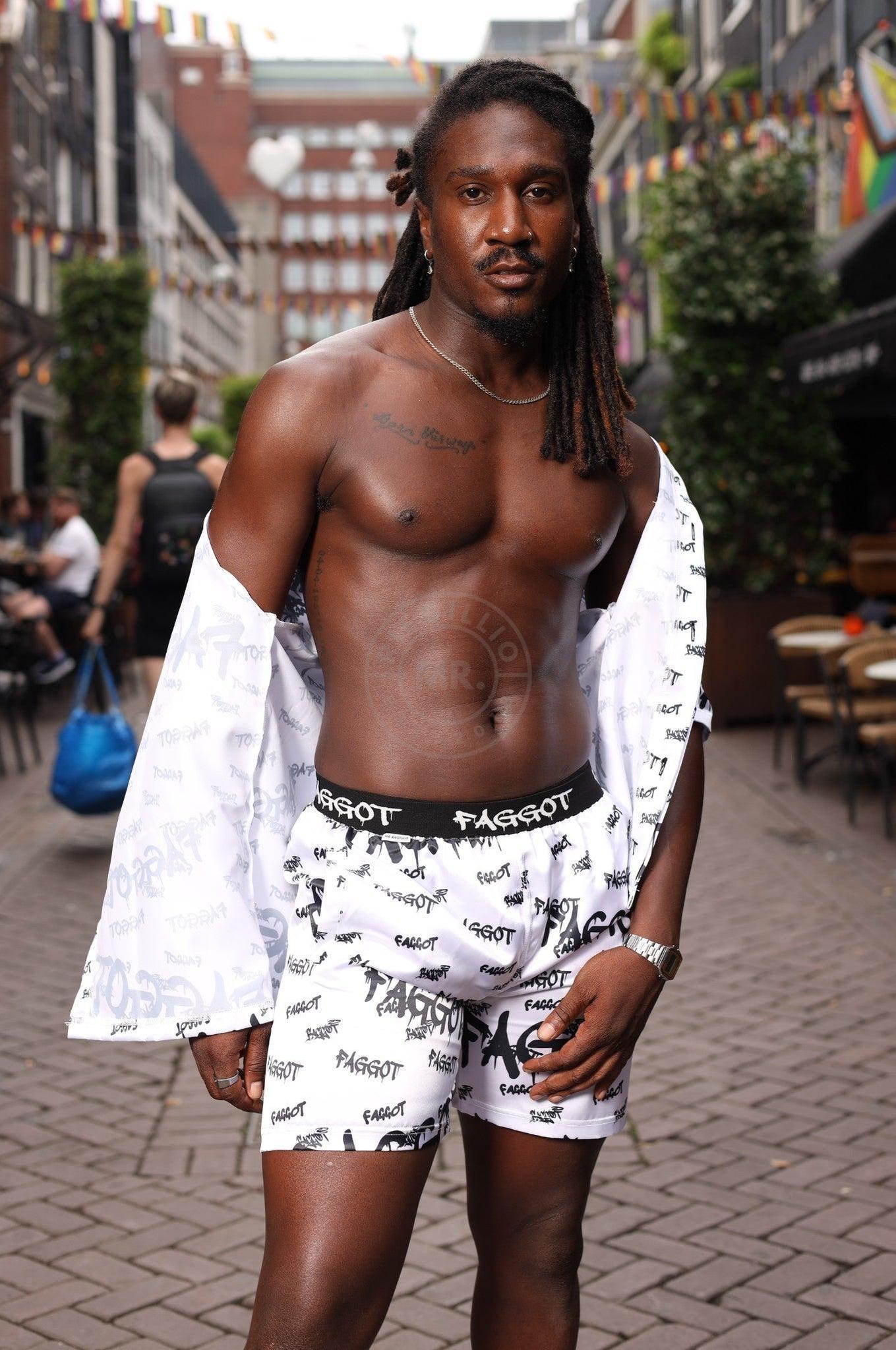 Faggot Short - White at MR. Riegillio