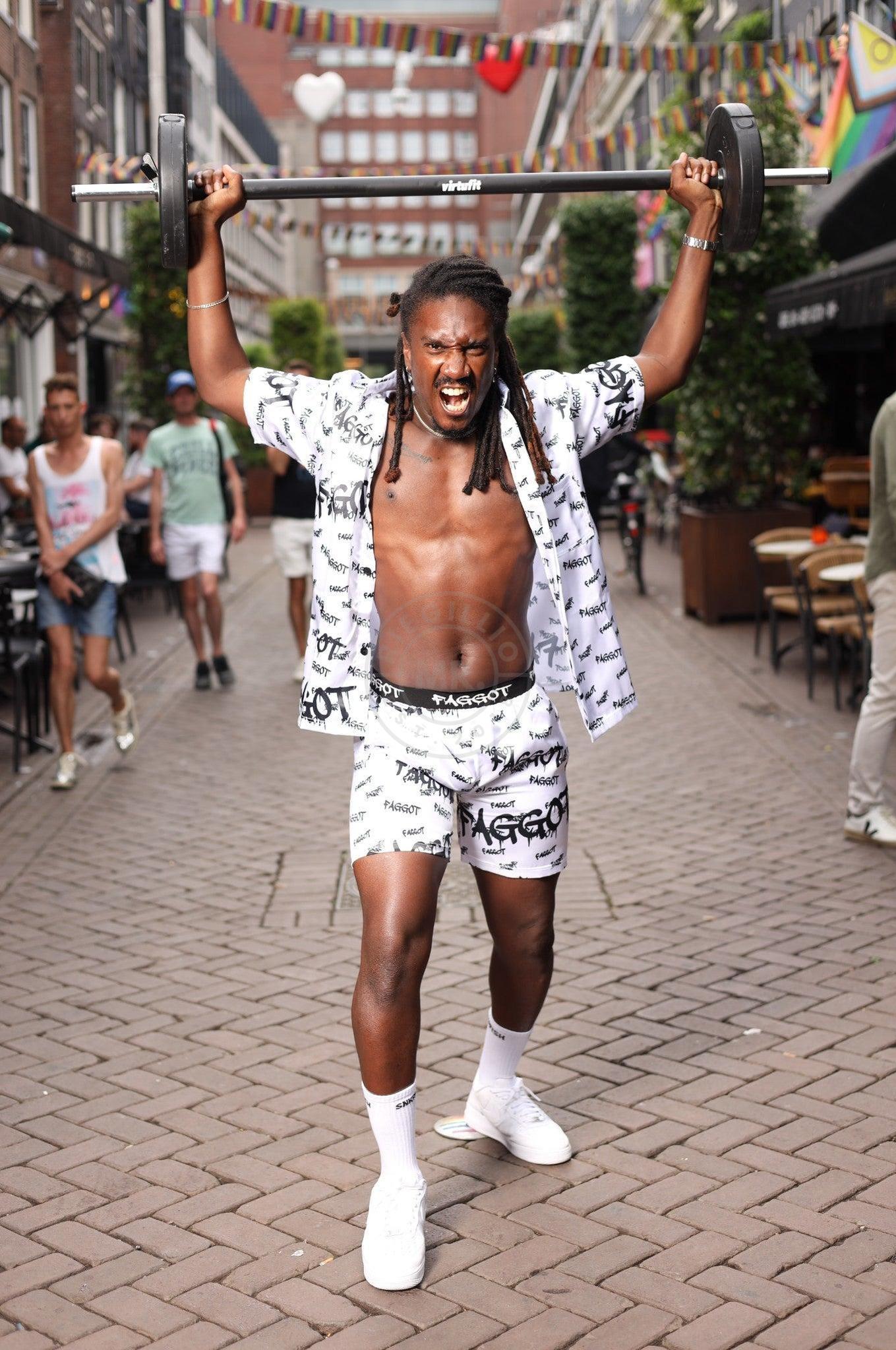 Faggot Shirt - White at MR. Riegillio