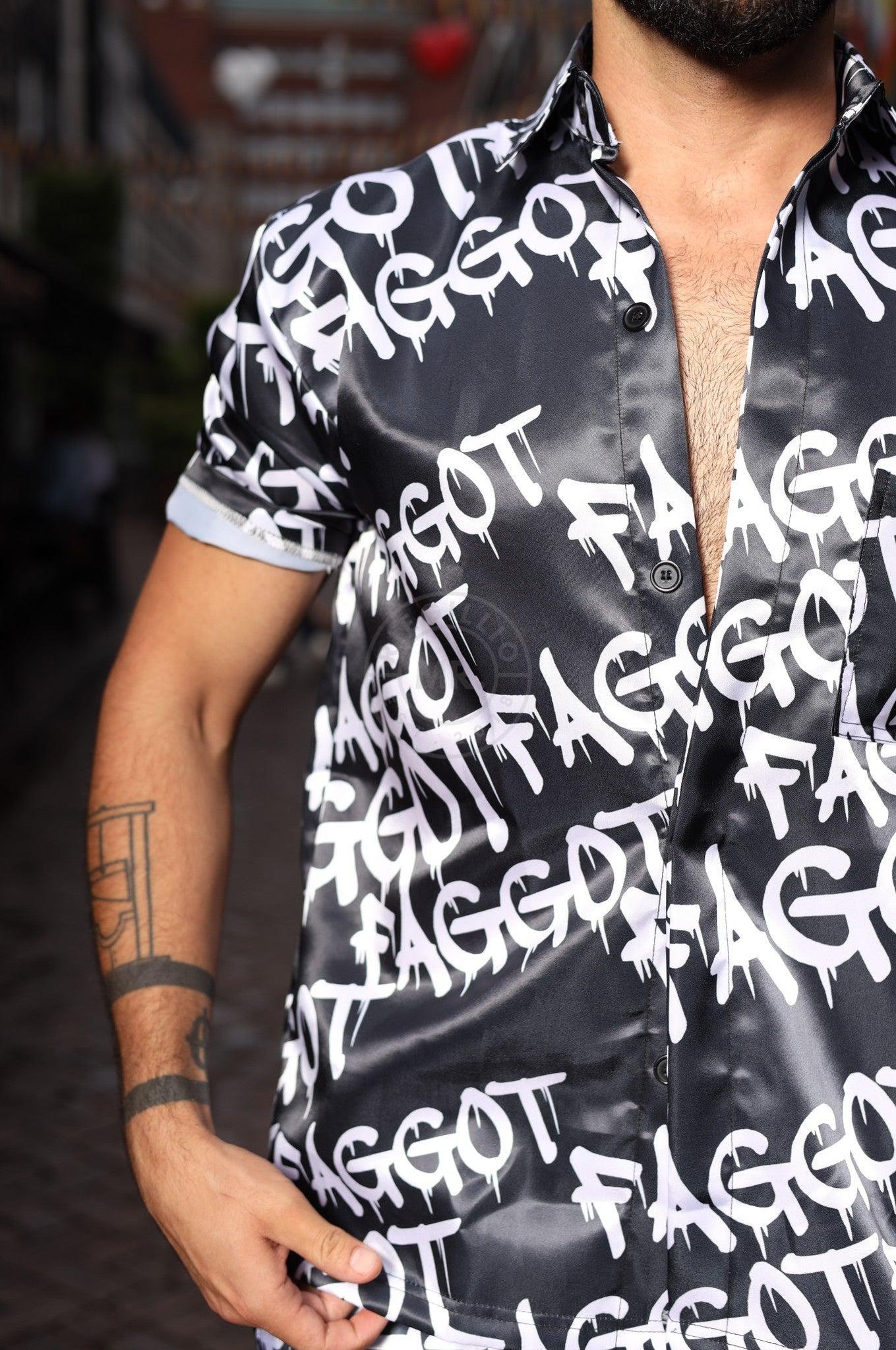 Faggot Shirt - Black at MR. Riegillio