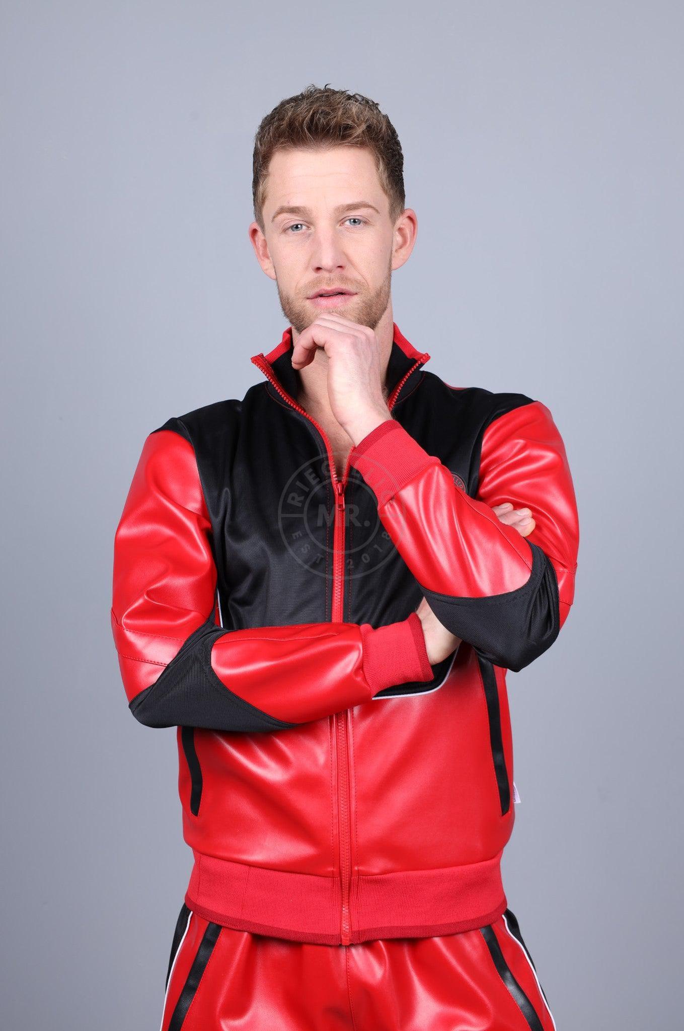 MR. 24 Tracksuit Jacket - Red at MR. Riegillio