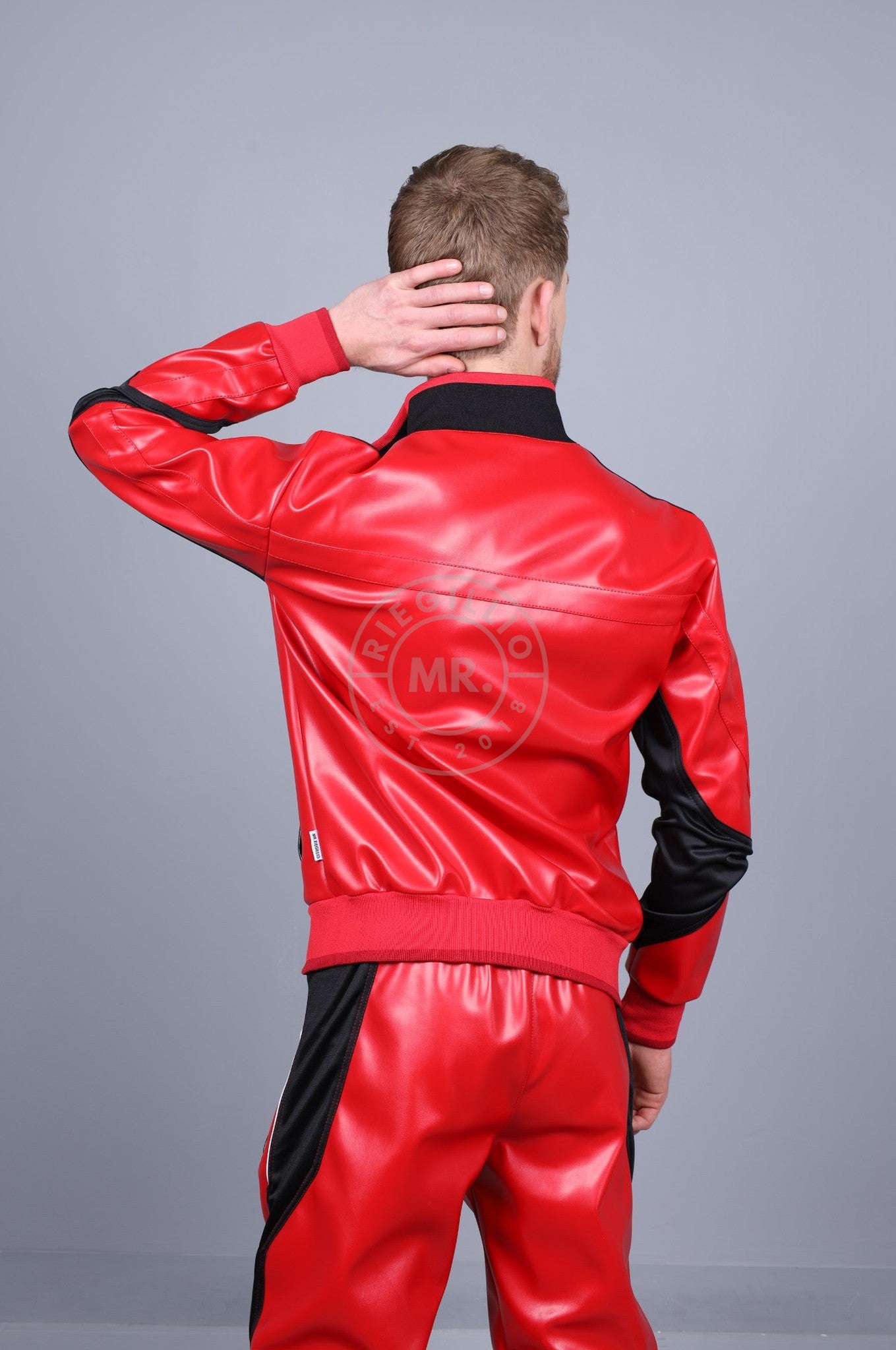 MR. 24 Tracksuit Jacket - Red at MR. Riegillio