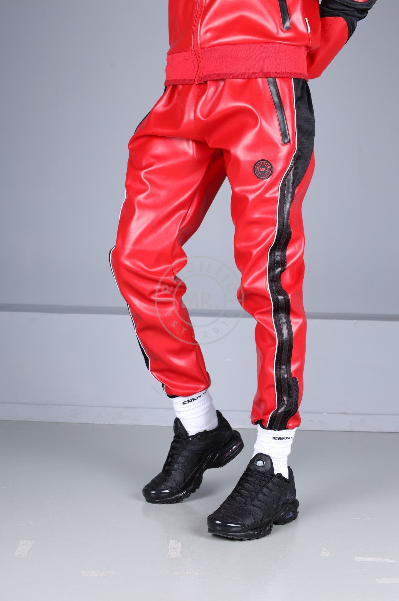 MR. 24 Tracksuit Pants - Red-at MR. Riegillio