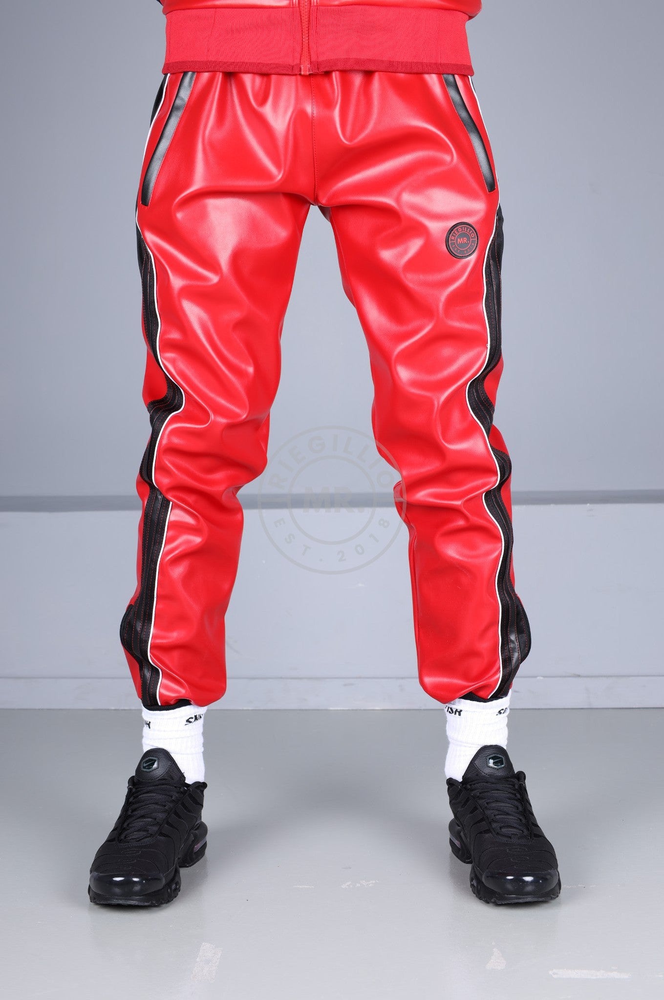MR. 24 Tracksuit Pants - Red at MR. Riegillio