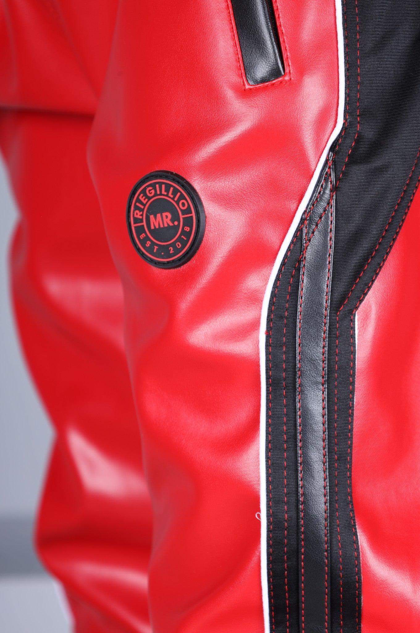MR. 24 Tracksuit Pants - Red at MR. Riegillio