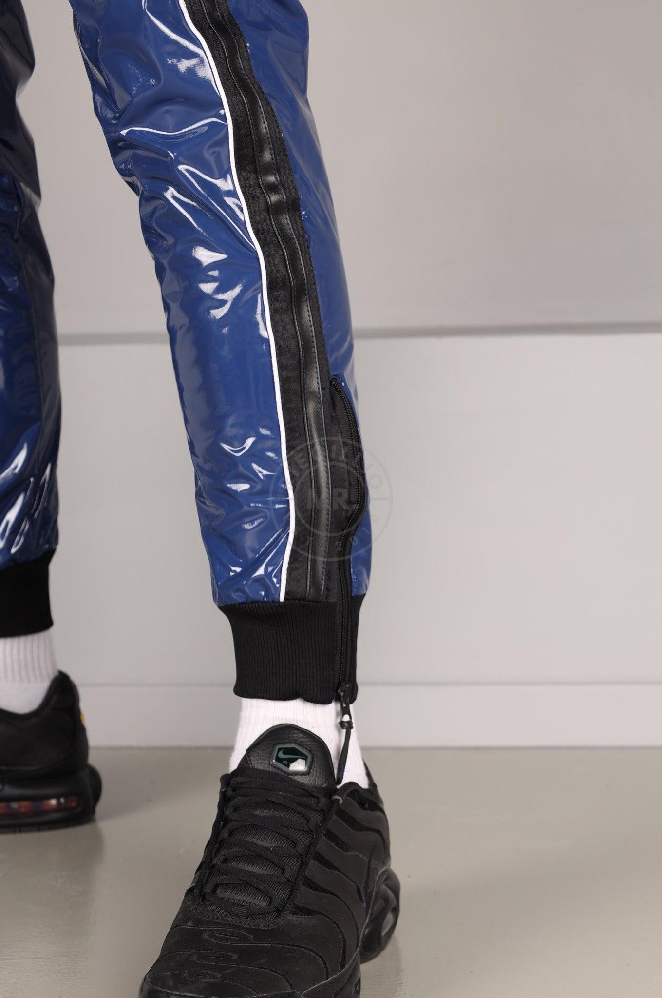 PVC 24 Tracksuit Pants - Blue at MR. Riegillio