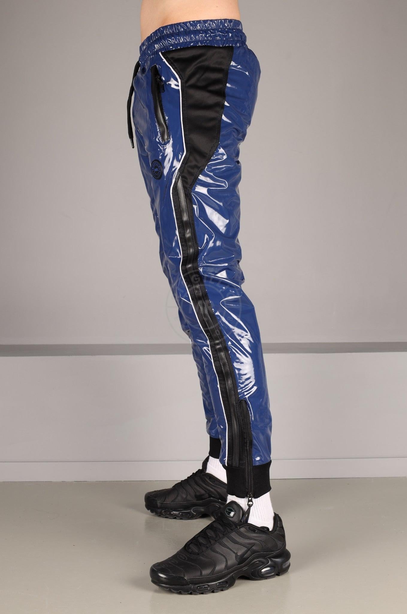 PVC 24 Tracksuit Pants - Blue at MR. Riegillio