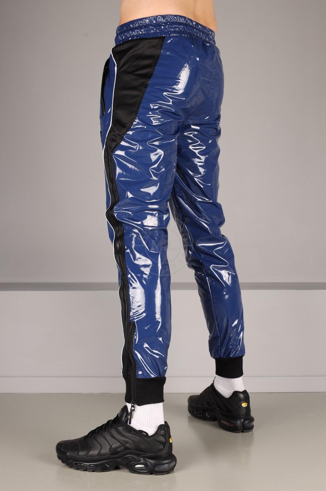 PVC 24 Tracksuit Pants - Blue at MR. Riegillio