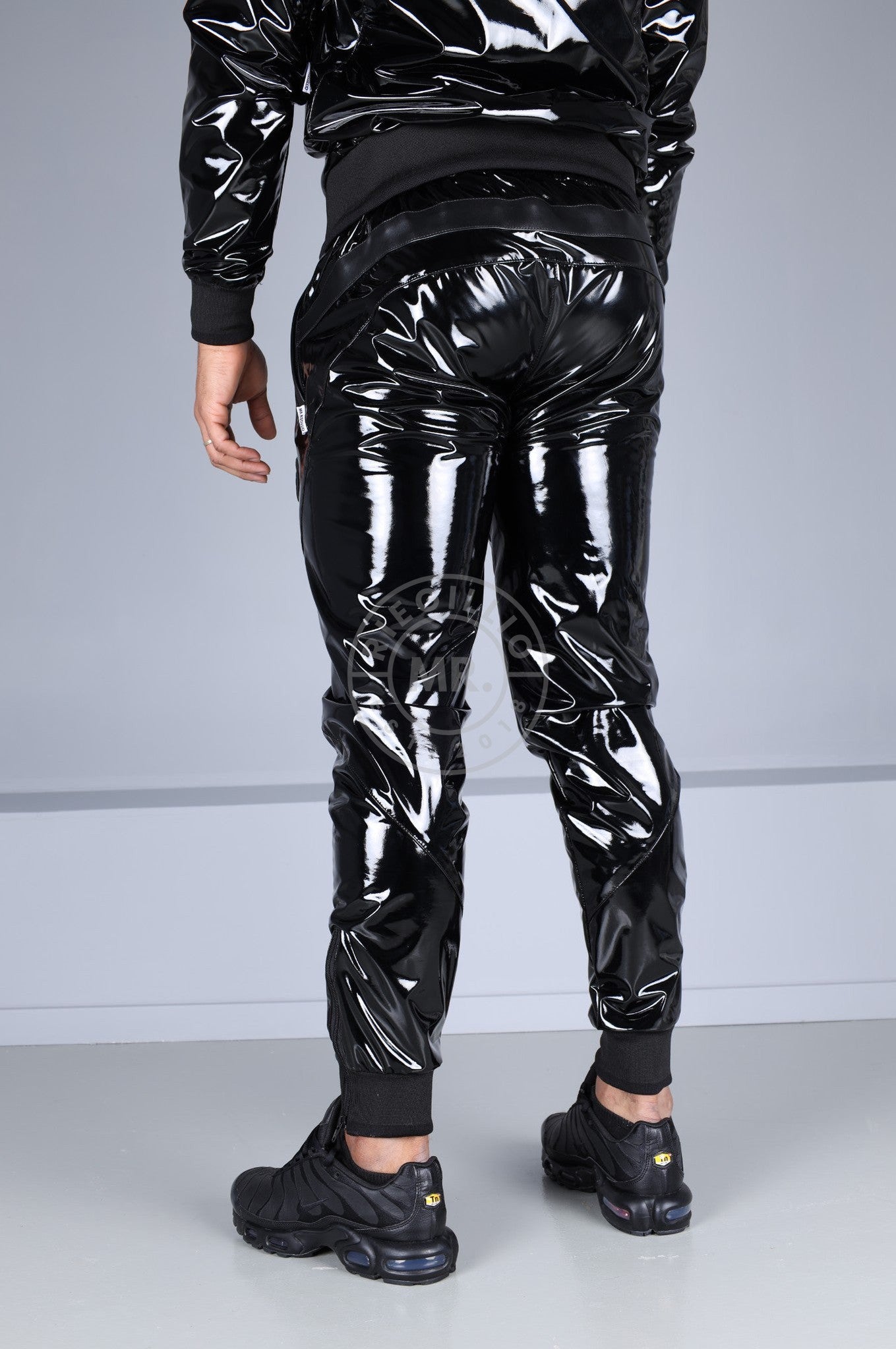 PVC 24 Tracksuit Pants - Black at MR. Riegillio