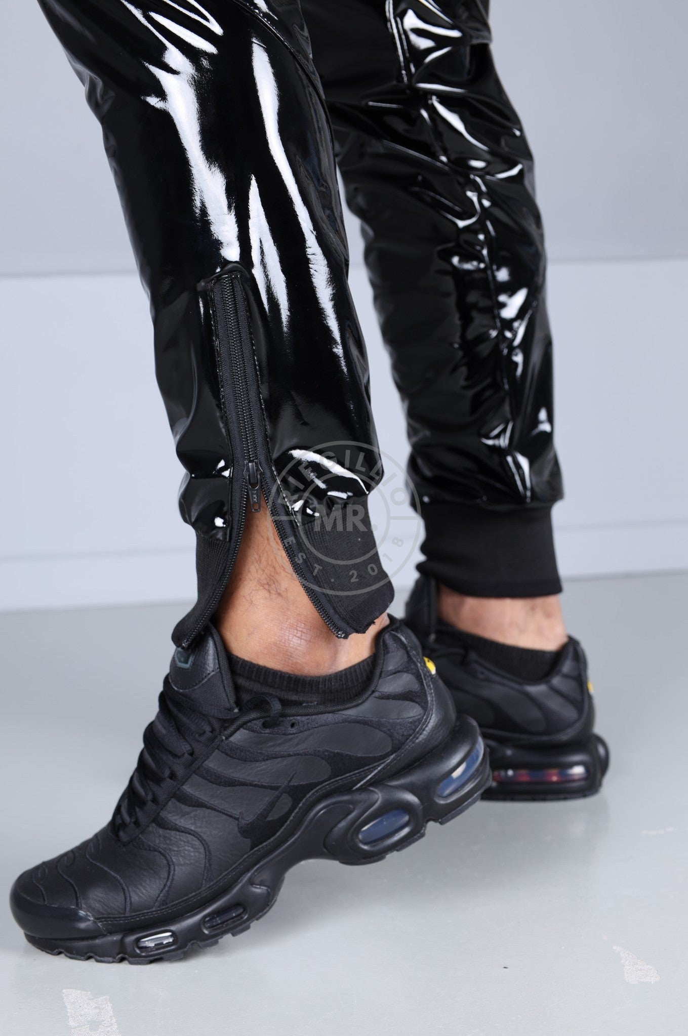 PVC 24 Tracksuit Pants - Black at MR. Riegillio