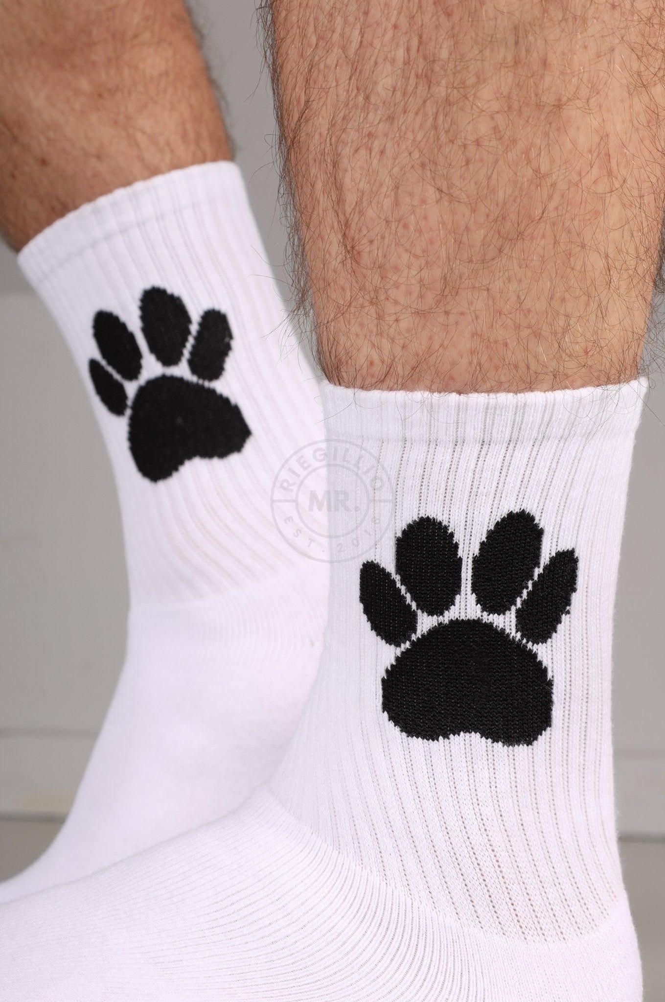 SNKRFTSH PUPPY PAW SOCKS - WHITE at MR. Riegillio