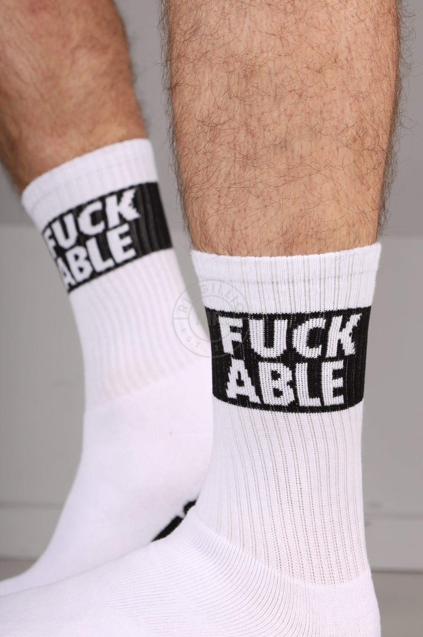SNKRFTSH FUCKABLE Socks at MR. Riegillio