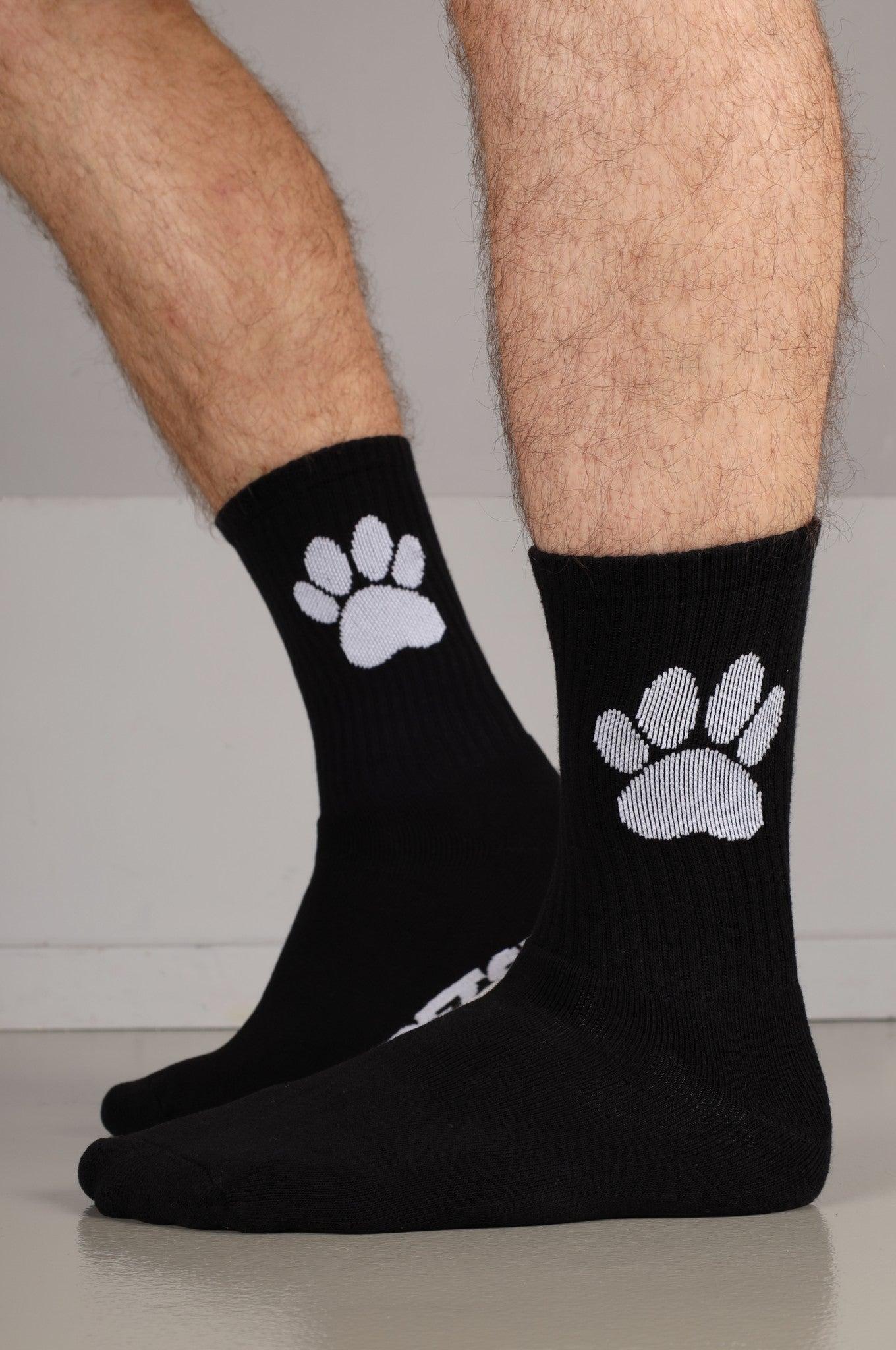 SNKRFTSH PUPPY PAW SOCKS - BLACK at MR. Riegillio
