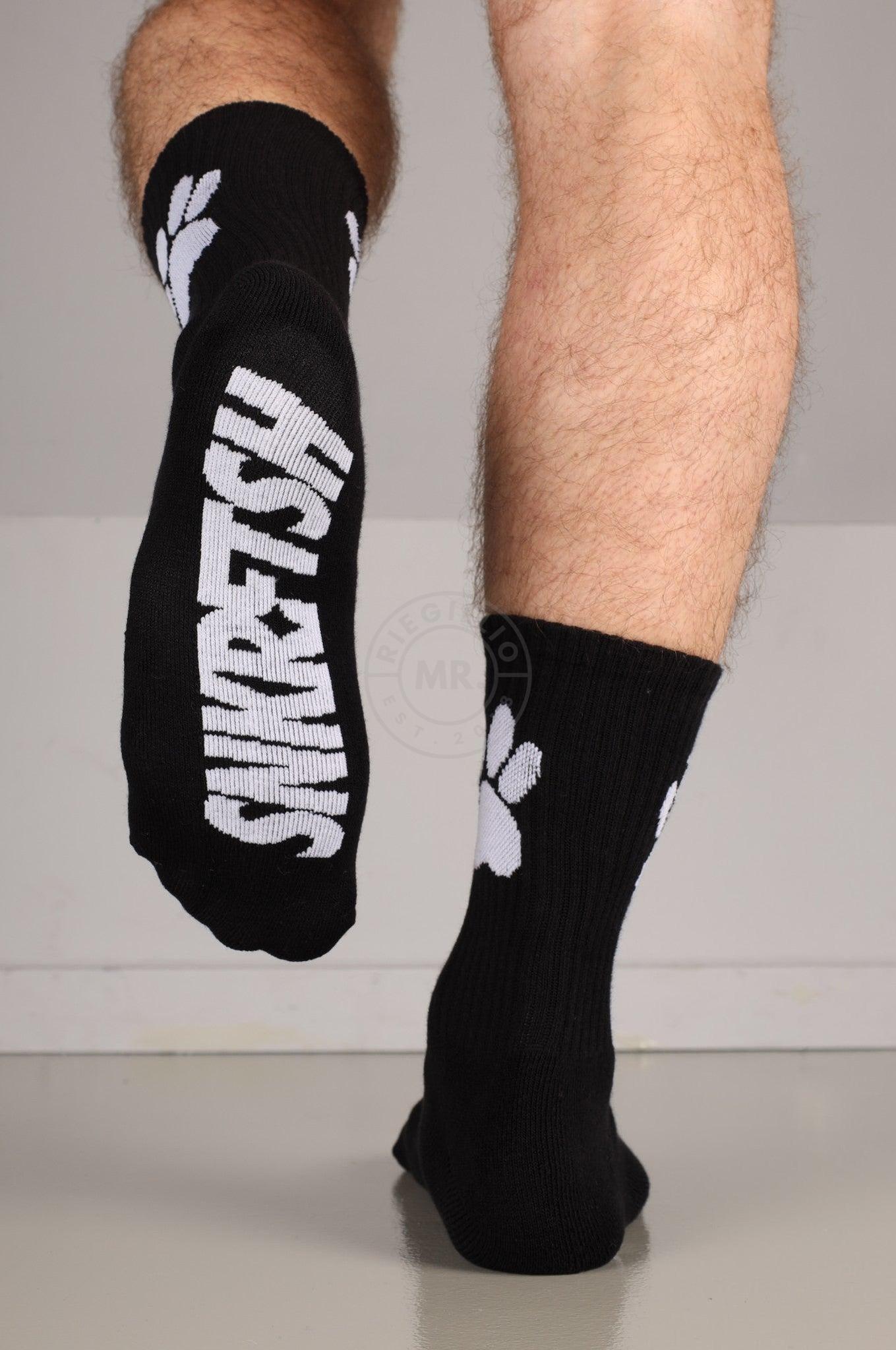 SNKRFTSH PUPPY PAW SOCKS - BLACK at MR. Riegillio