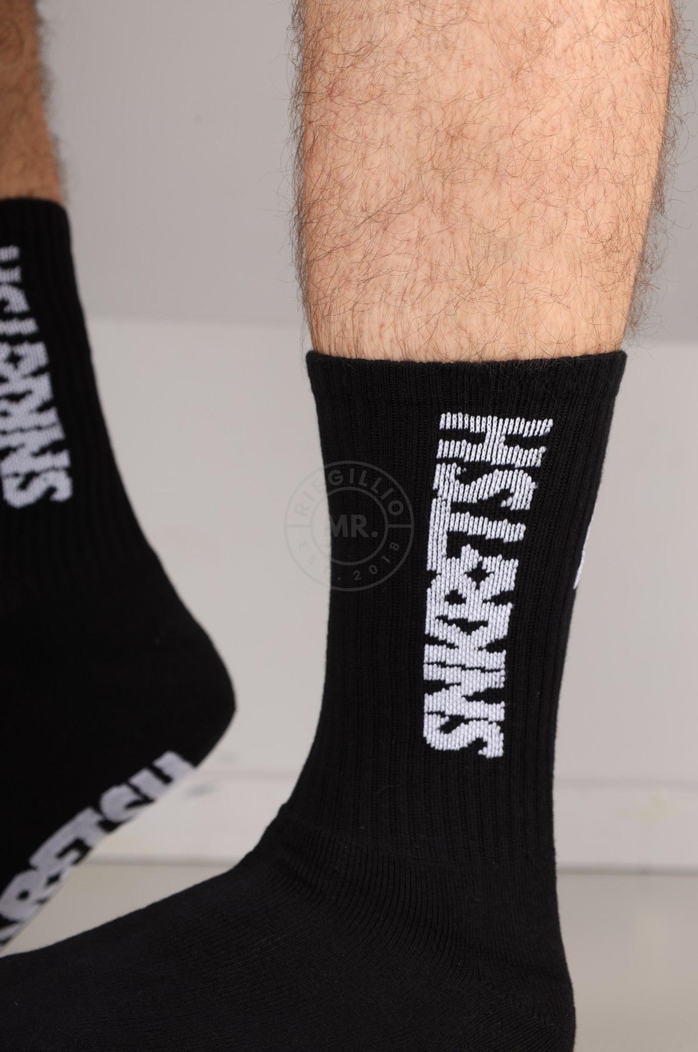 SNKRFTSH Crew Socks Black at MR. Riegillio