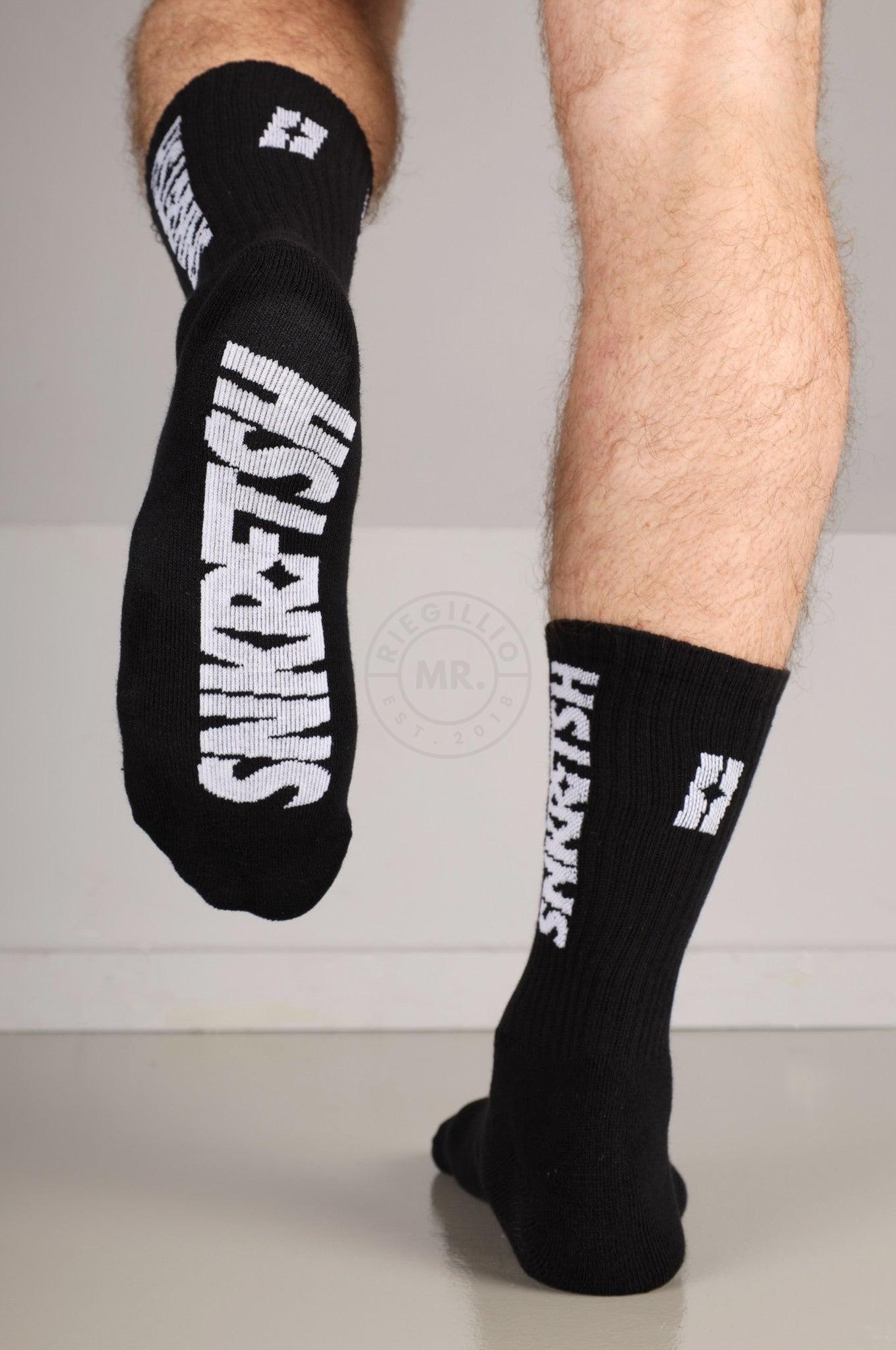 SNKRFTSH Crew Socks Black at MR. Riegillio