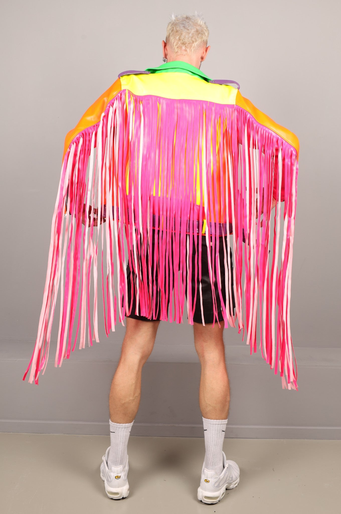 MR. Fringe Biker Jacket - Multi