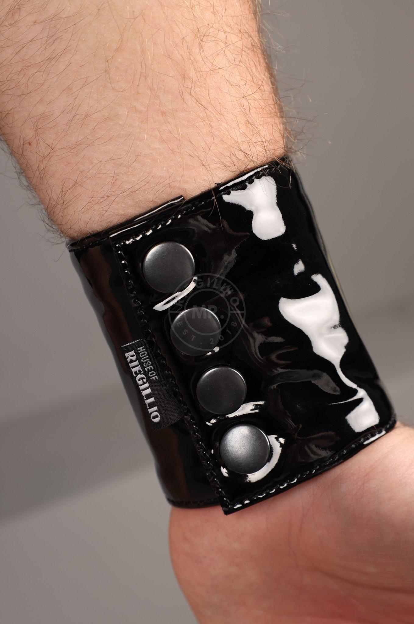 PVC Wrist Wallet - Black at MR. Riegillio