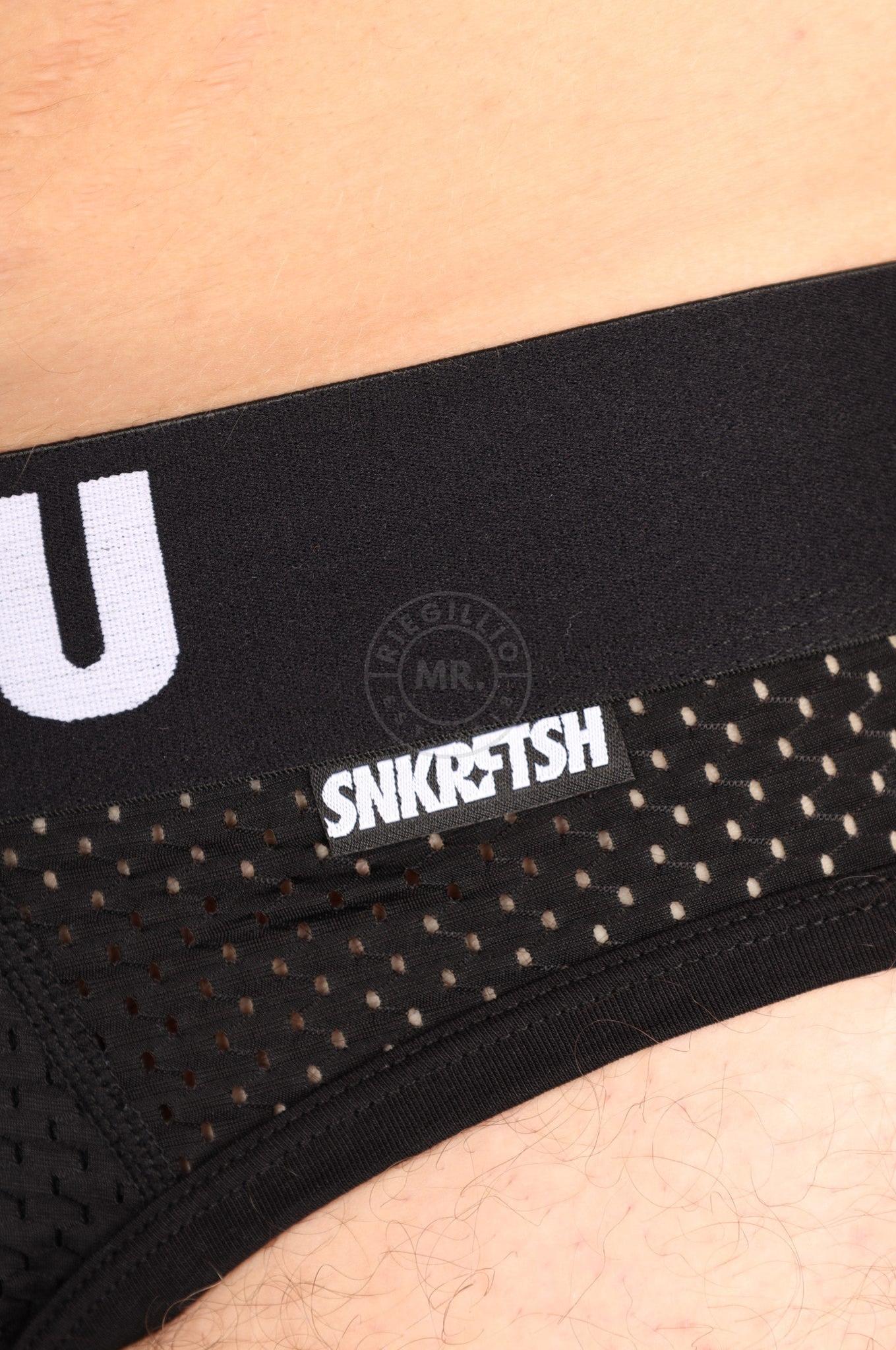 SNKRFTSH Mesh Brief FUCK YOU - Black at MR. Riegillio