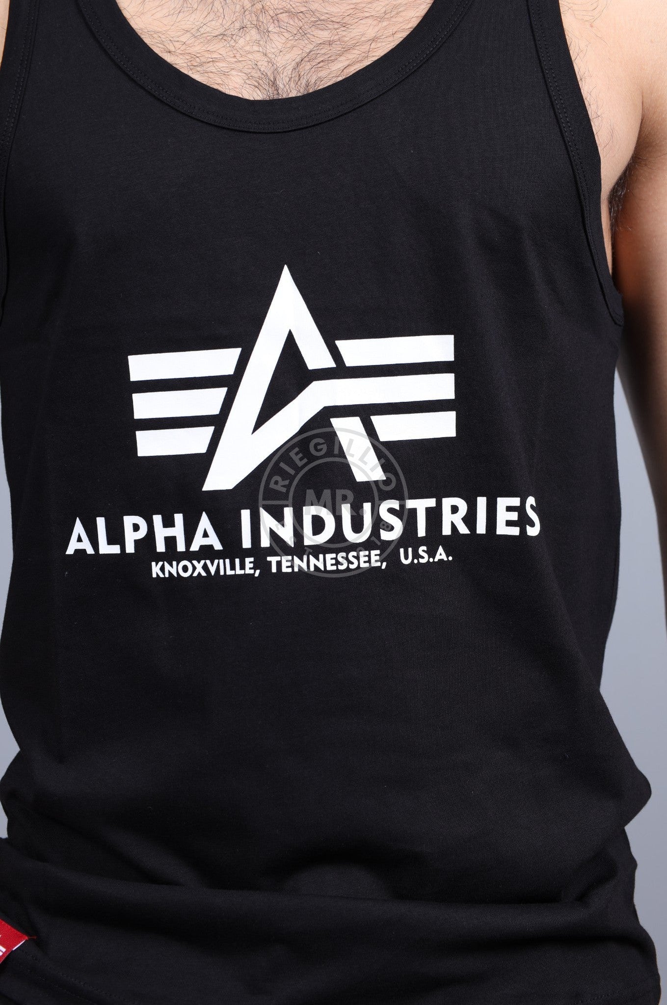 Alpha Industries Basic Tank Top BB - Black at MR. Riegillio