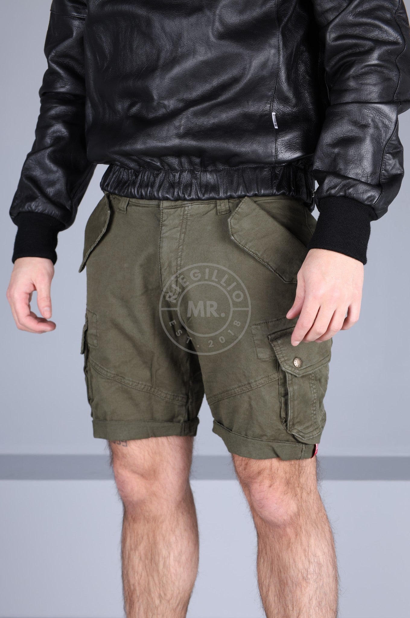 Alpha Industries Combat Short - Dark Olive at MR. Riegillio