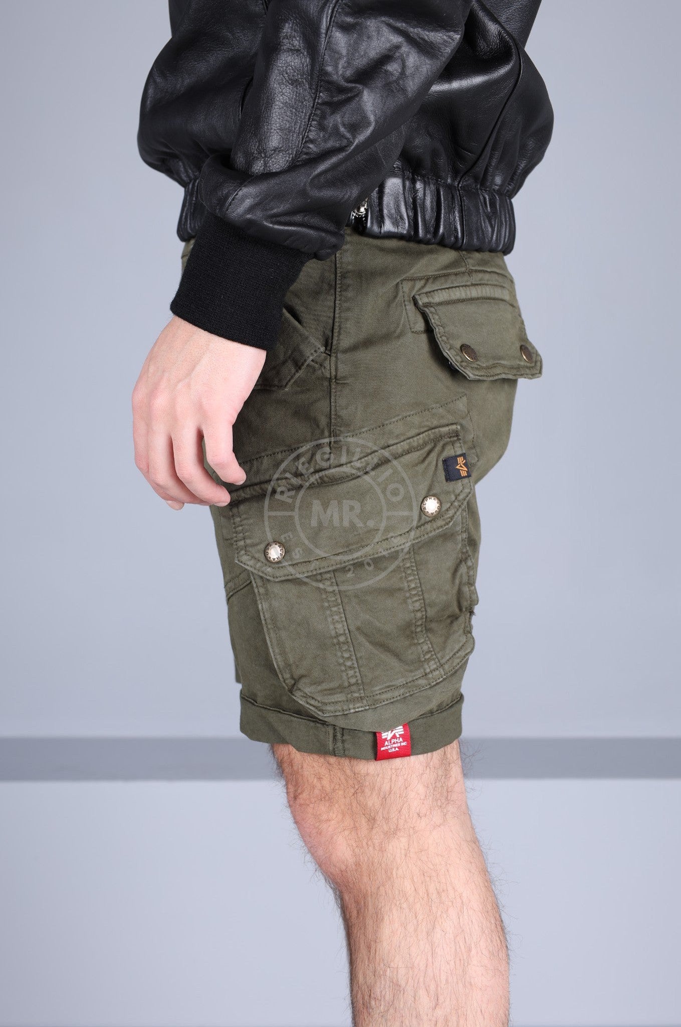 Alpha Industries Combat Short - Dark Olive at MR. Riegillio