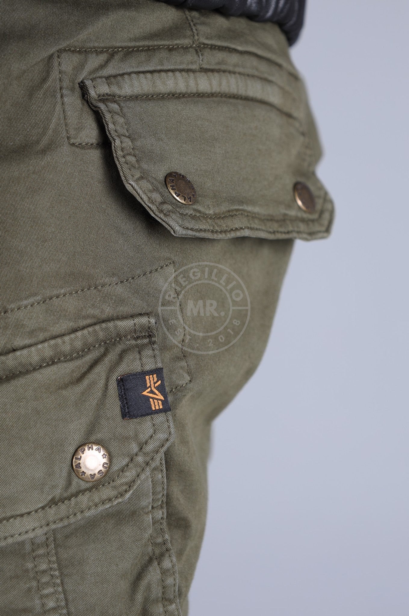 Alpha Industries Combat Short - Dark Olive at MR. Riegillio