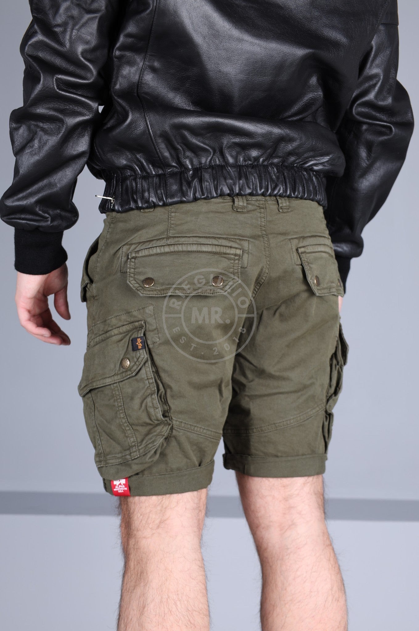 Alpha Industries Combat Short - Dark Olive at MR. Riegillio