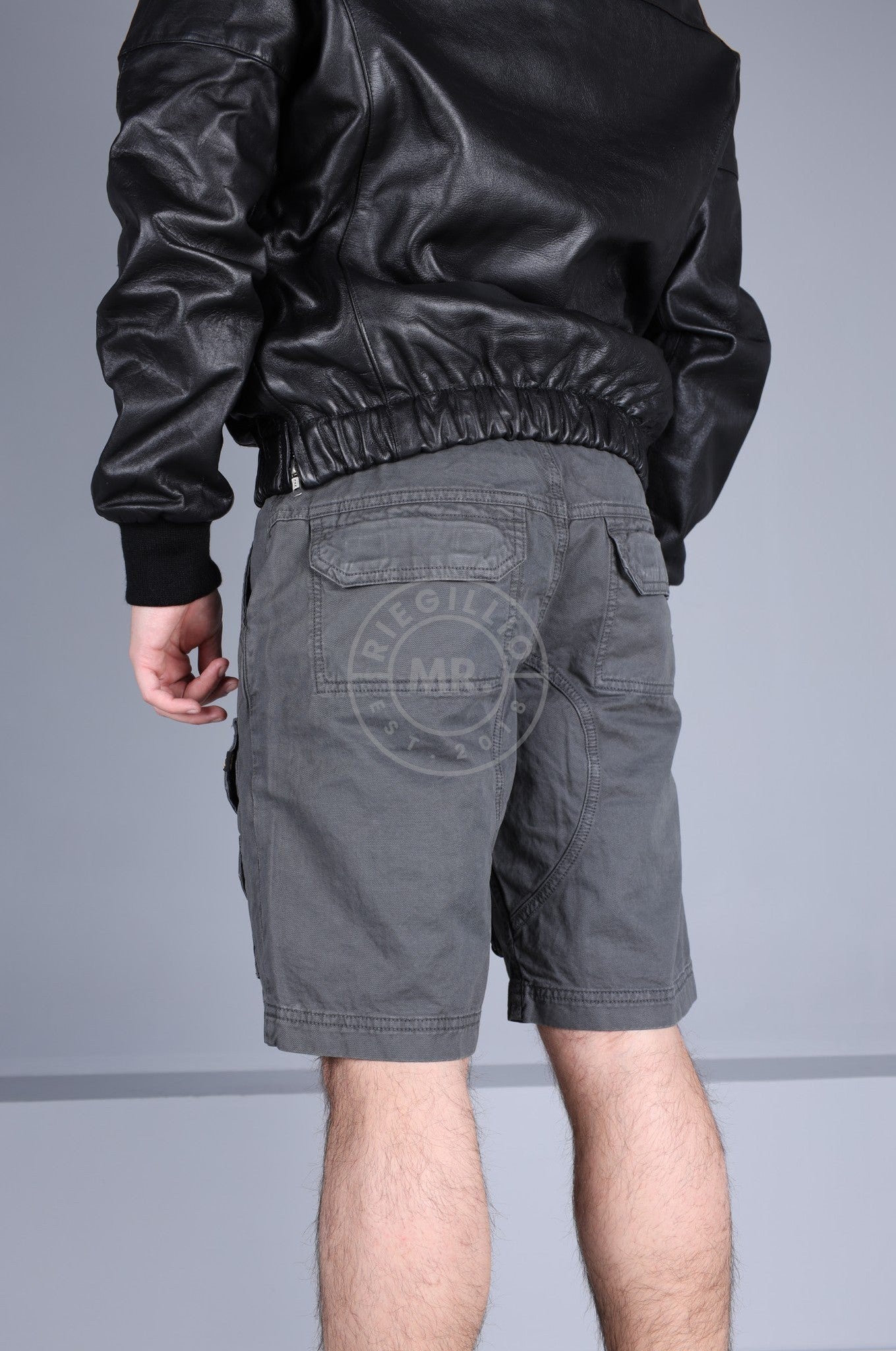 Alpha Industries Battle Short - Vintage Grey at MR. Riegillio