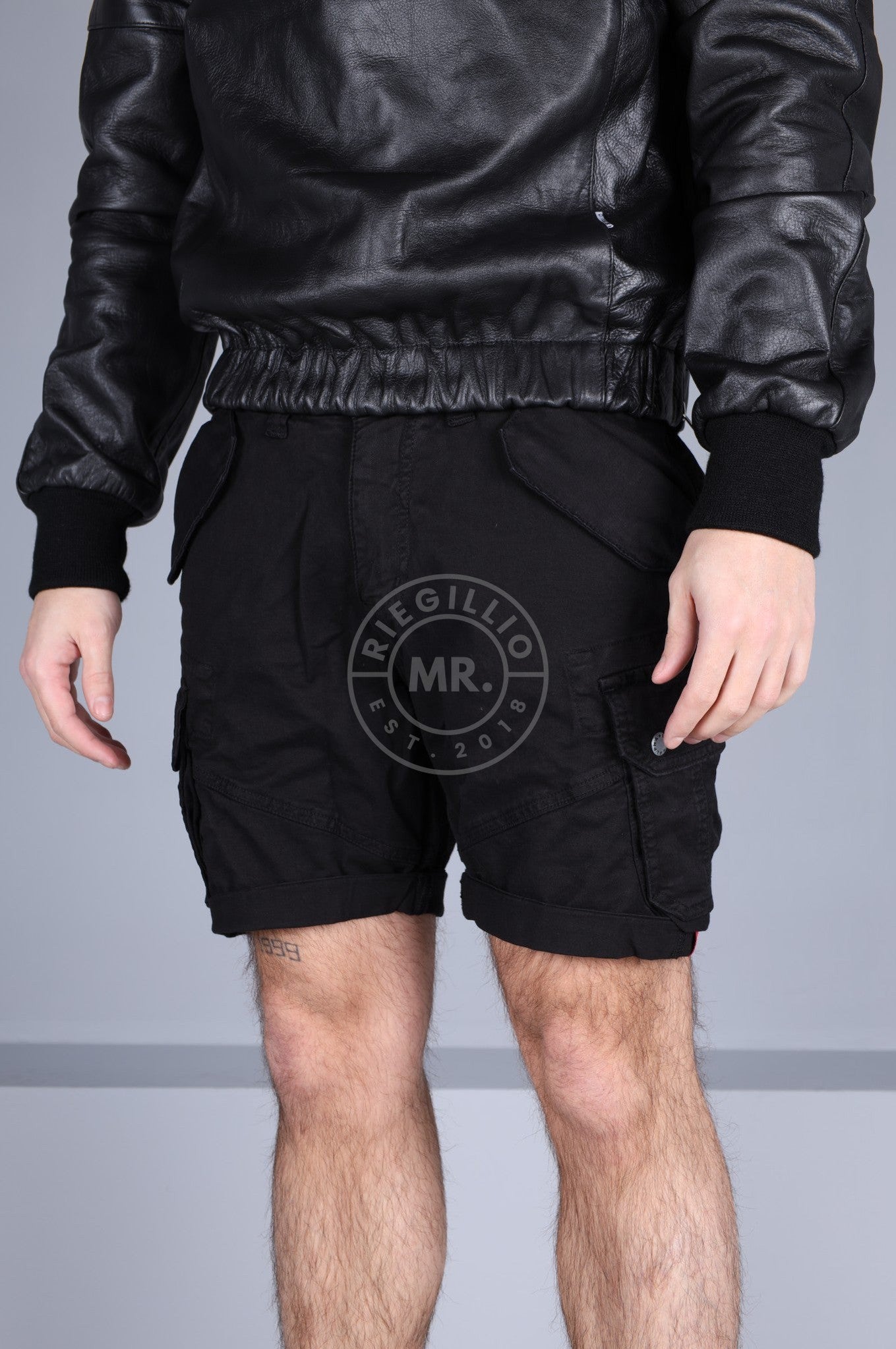 Alpha Industries Combat Short - Black-at MR. Riegillio