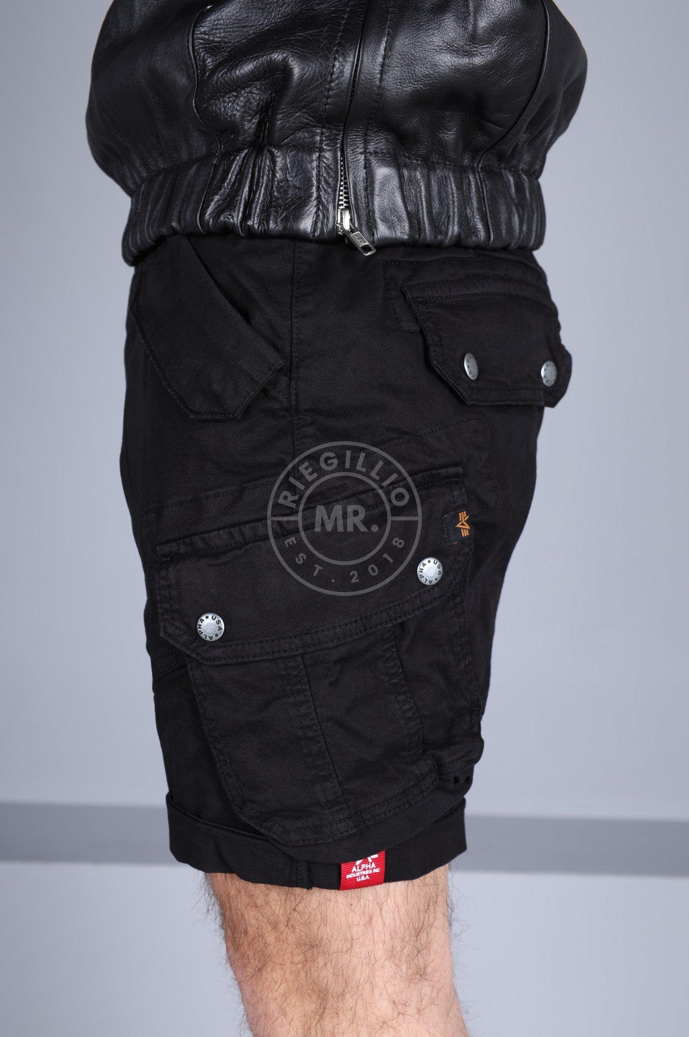 Alpha Industries Combat Short - Black at MR. Riegillio
