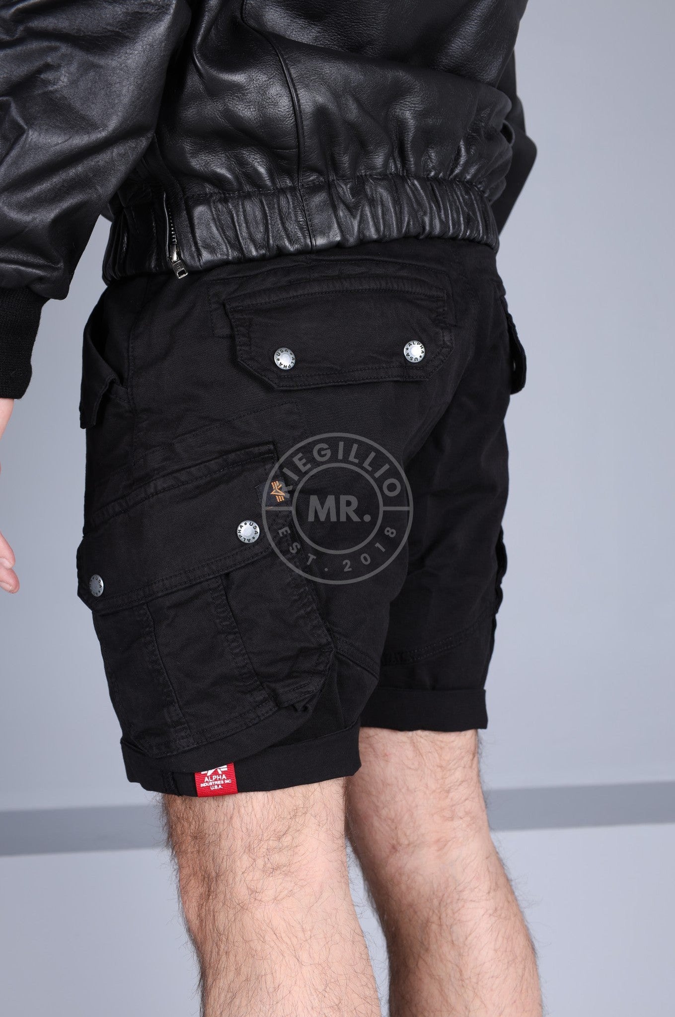 Alpha Industries Combat Short - Black at MR. Riegillio
