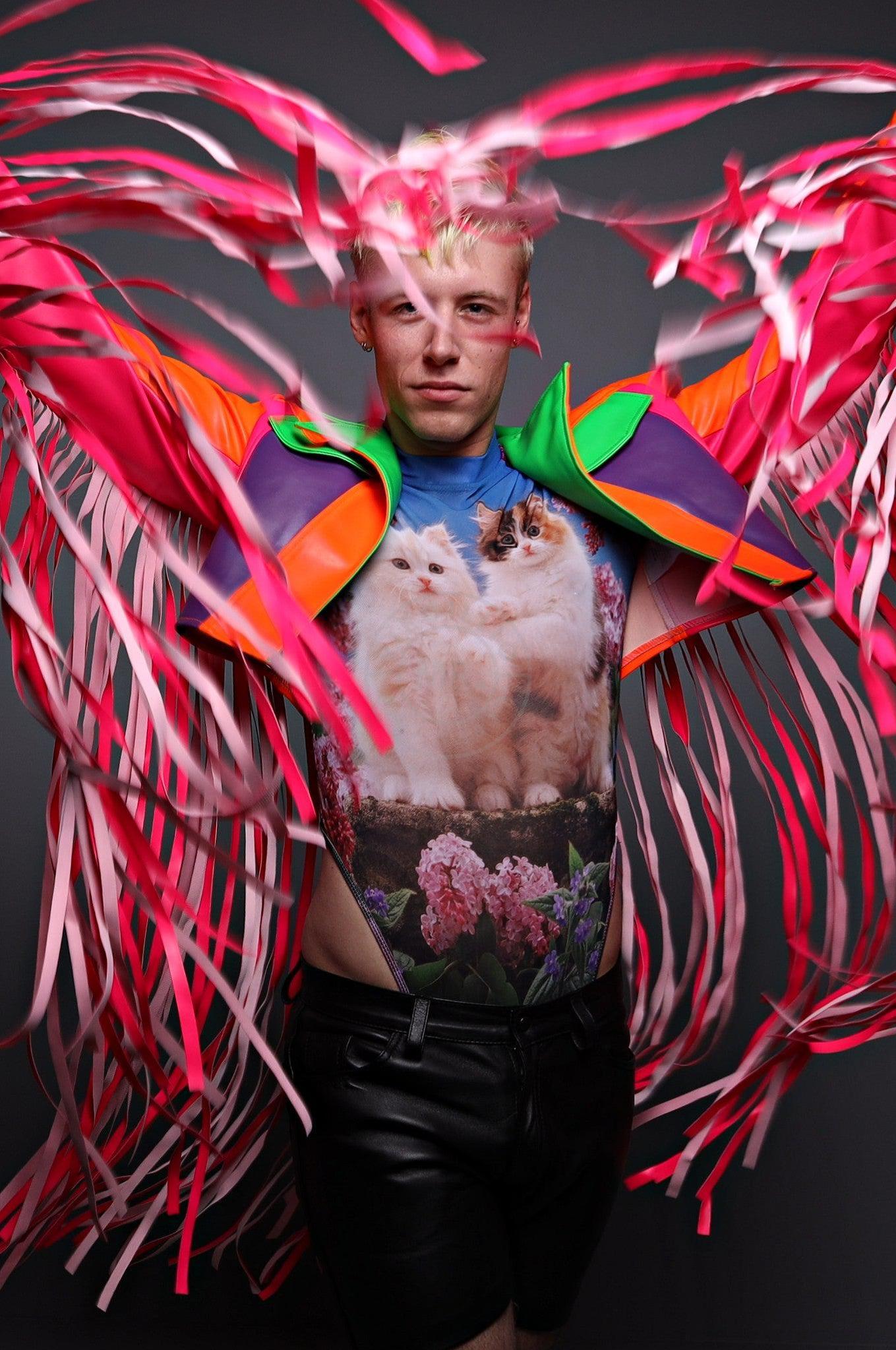 MR. Cropped Fringe Jacket - PROUD at MR. Riegillio