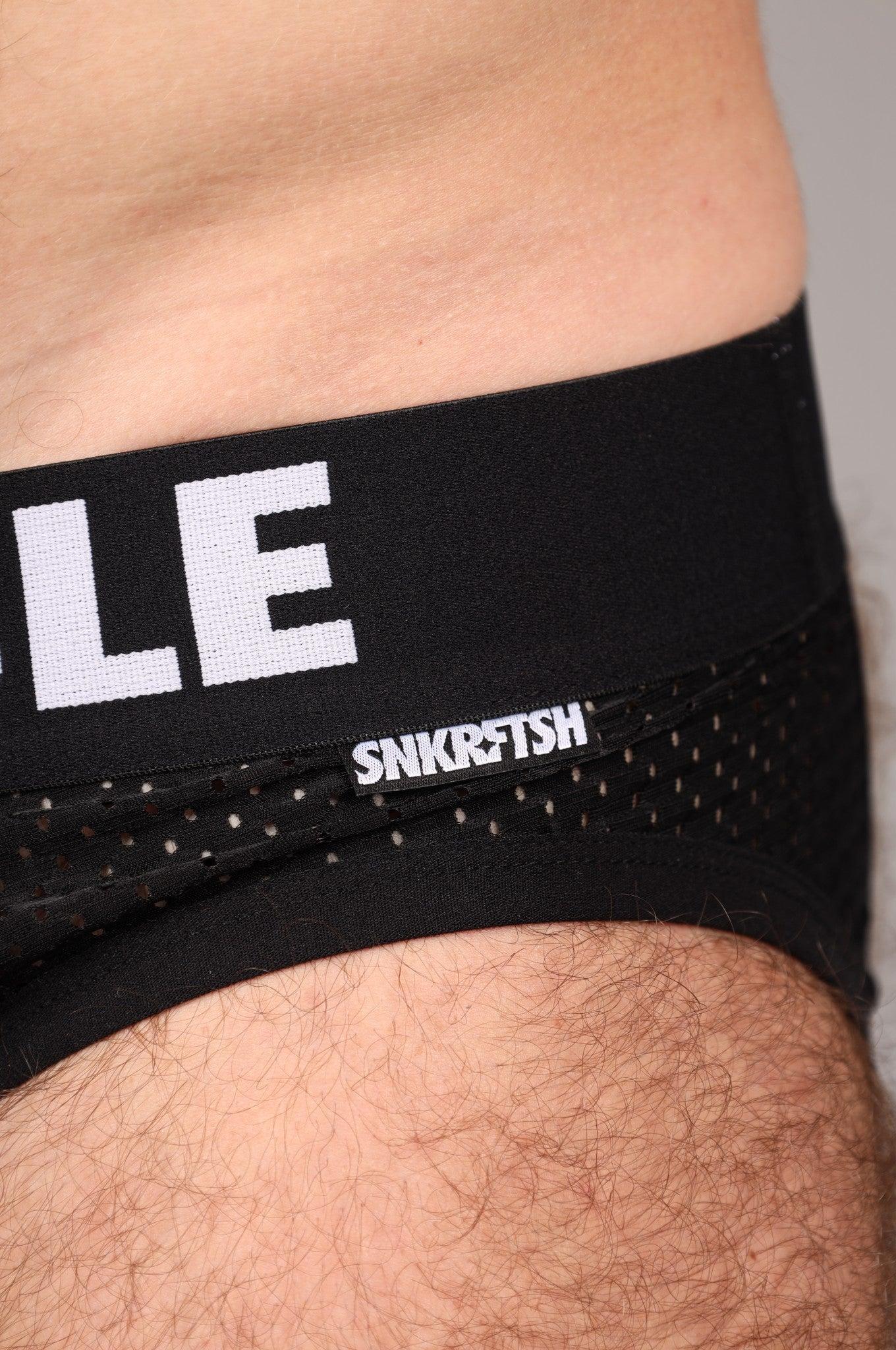 SNKRFTSH Mesh Jock FUCKABLE - Black at MR. Riegillio
