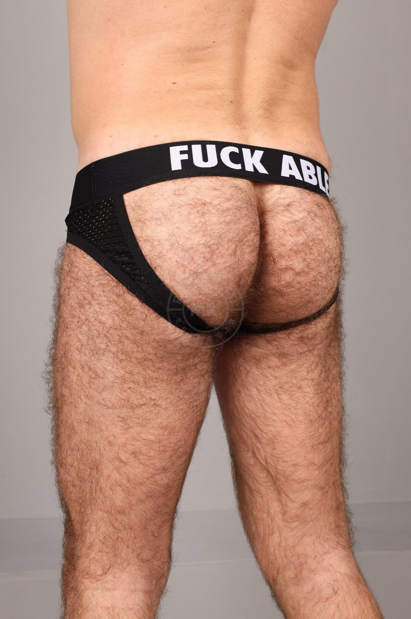 SNKRFTSH Mesh Jock FUCKABLE - Black at MR. Riegillio