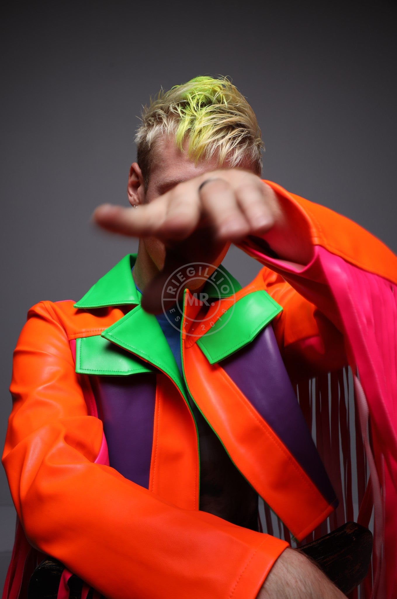 MR. Cropped Fringe Jacket - PROUD at MR. Riegillio