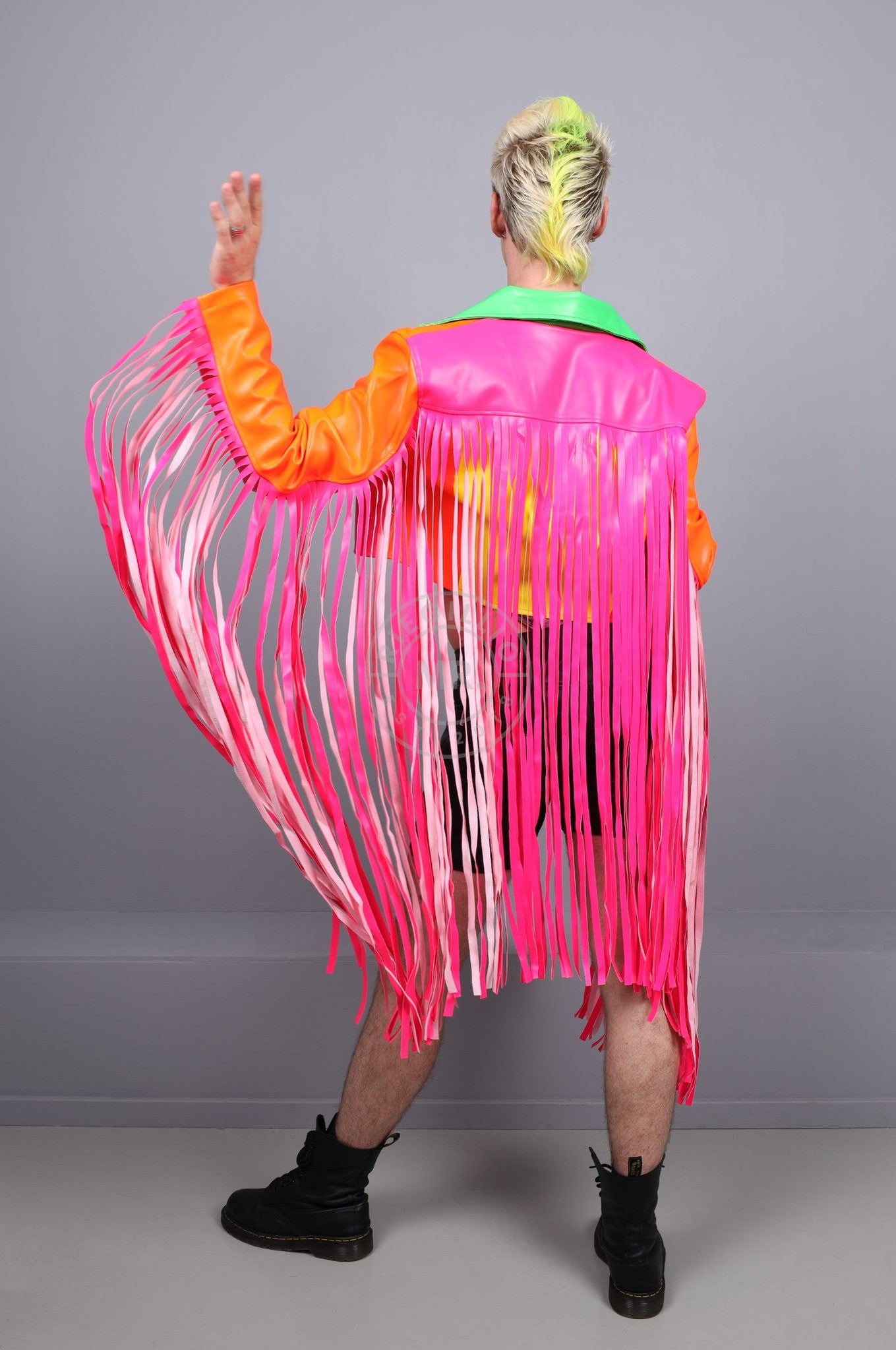 MR. Cropped Fringe Jacket - PROUD at MR. Riegillio